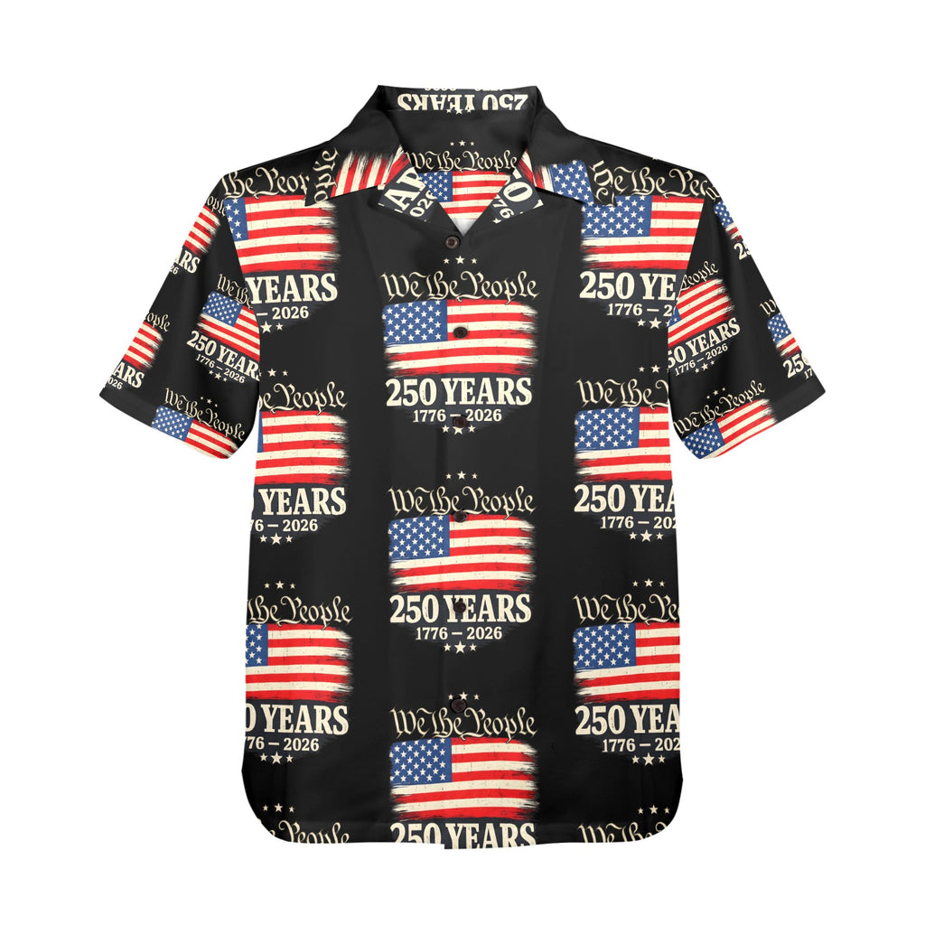Men's All Over Print Hawaiian Shirt Made In USA Ships to USA Only