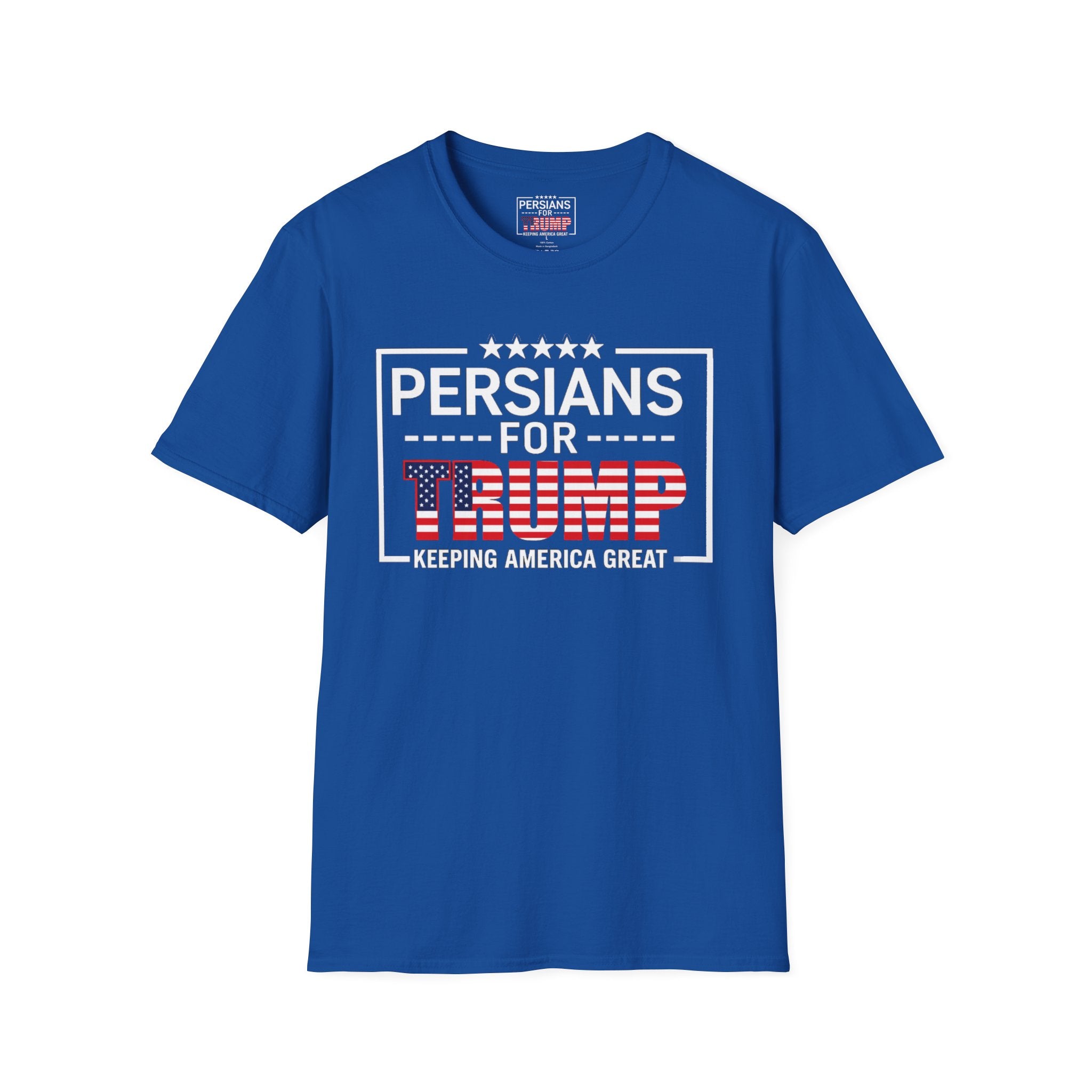 Persians for Trump T-Shirt — Patriotic American Flag Design #Iran #Persia #Trump