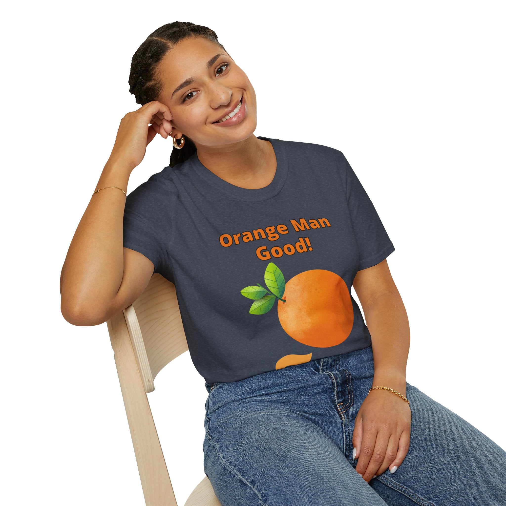 Orange Man Good Softstyle T-Shirt, Trump 2020 Tee, Unisex Shirt, Mens Womens DJT Gift, #TrumpWon