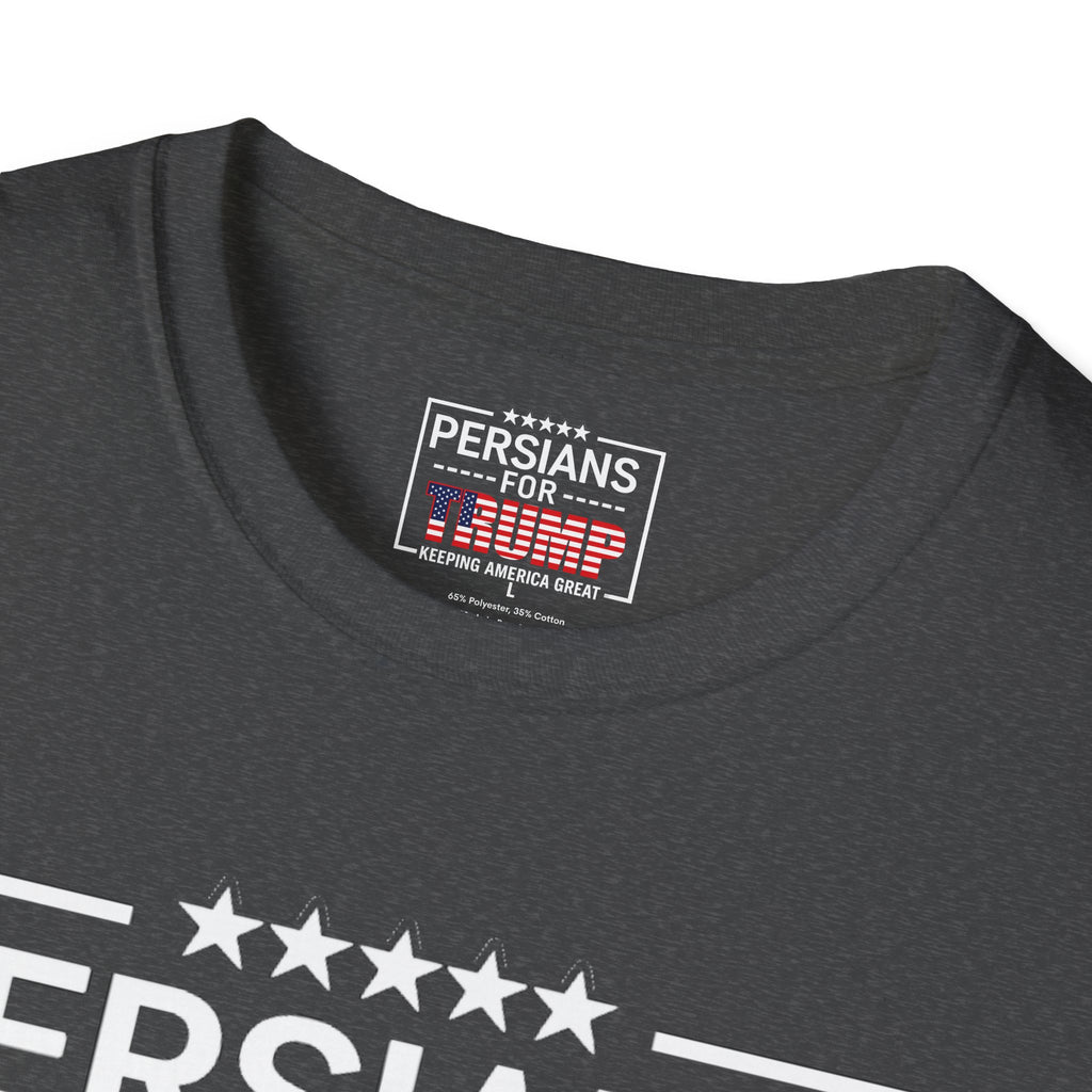 Persians for Trump T-Shirt — Patriotic American Flag Design #Iran #Persia #Trump