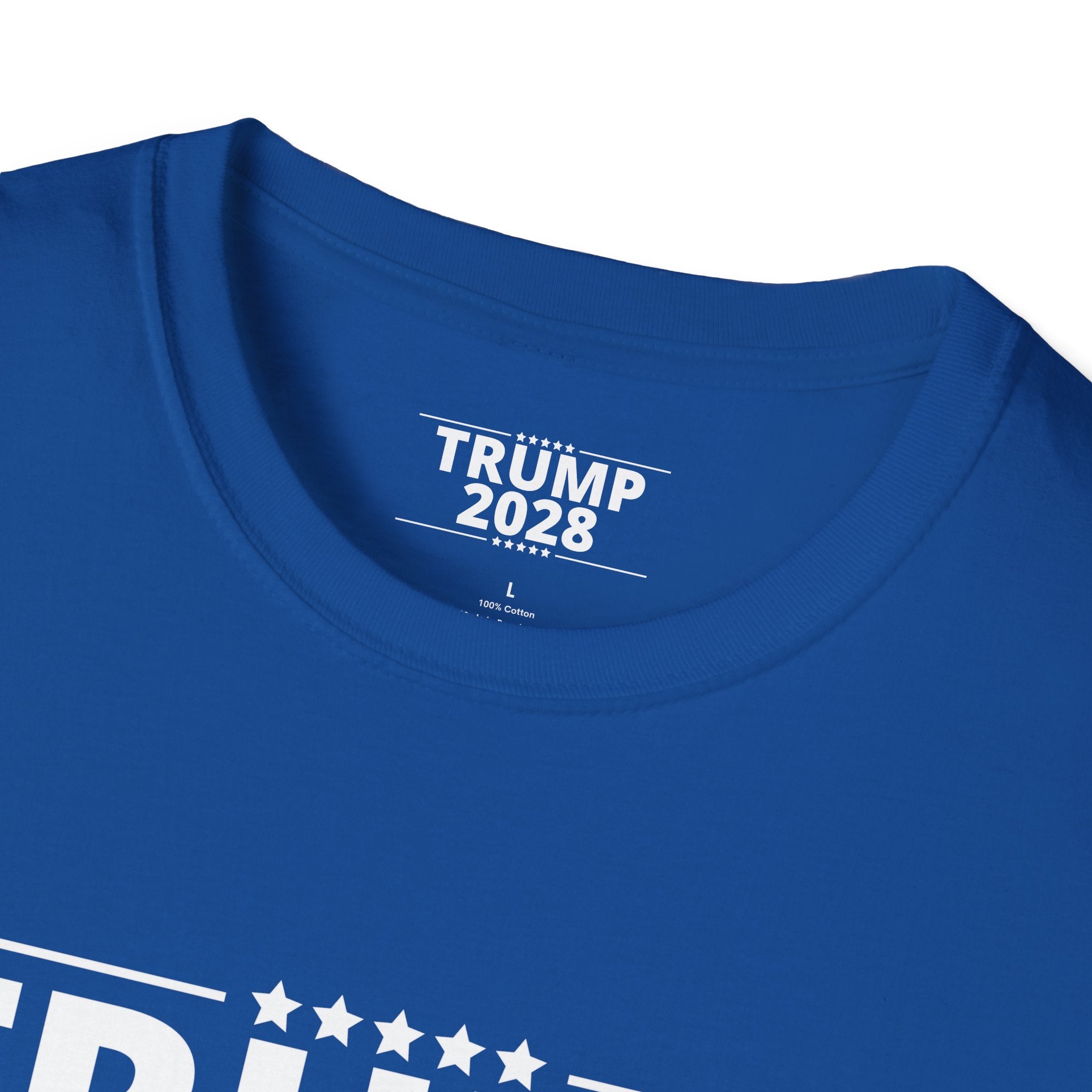 Trump 2028 Mens and Womans Softstyle T-Shirt | Political Apparel, Election 2028 Shirt, Campaign Tee, Gifts for Supporters, Rally Wear