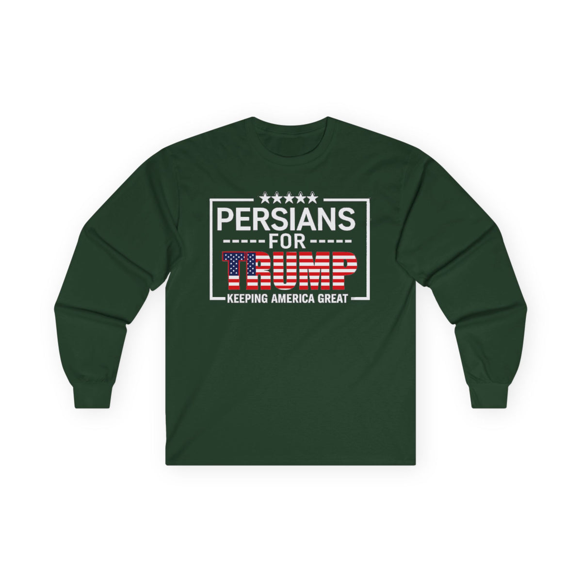 Persians For Trump Long Sleeve Tee — Keeping America Great #Iran #Persia #Trump