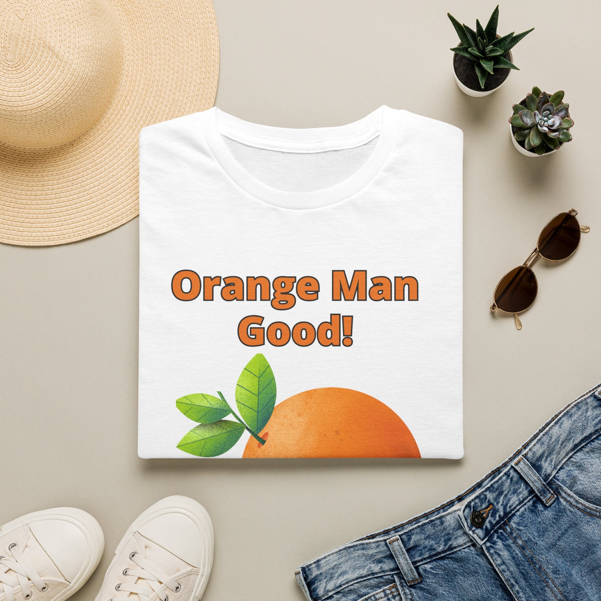 Orange Man Good Softstyle T-Shirt, Trump 2020 Tee, Unisex Shirt, Mens Womens DJT Gift, #TrumpWon