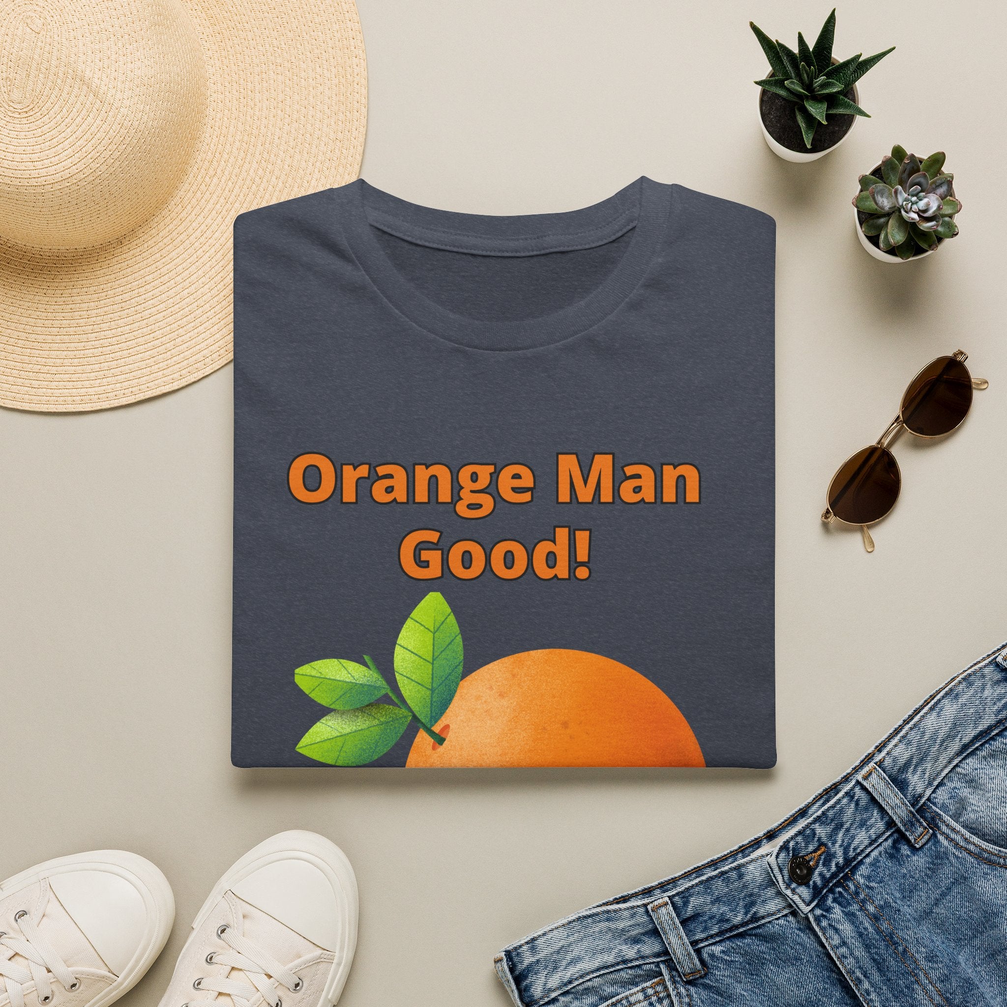 Orange Man Good Softstyle T-Shirt, Trump 2020 Tee, Unisex Shirt, Mens Womens DJT Gift, #TrumpWon
