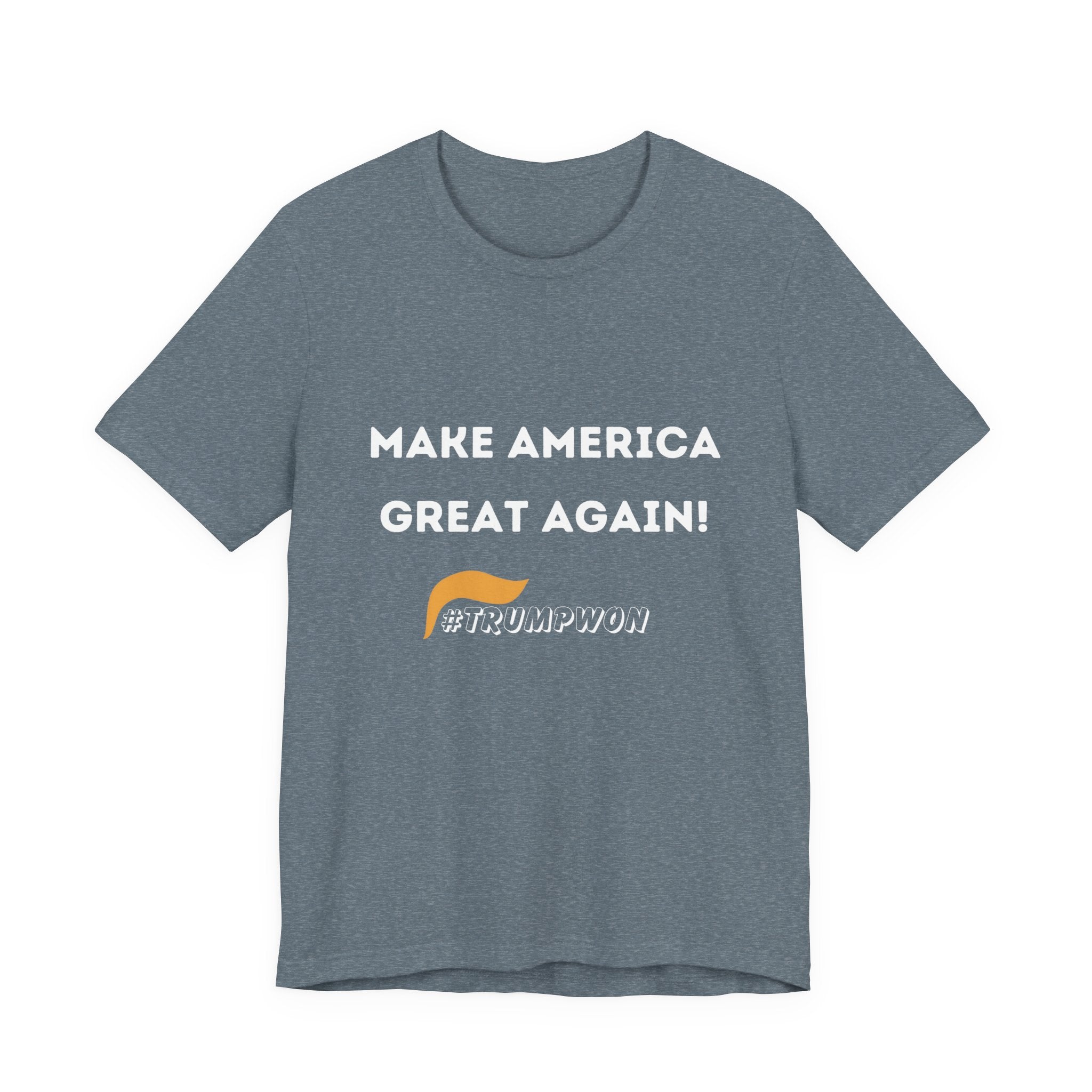 Make America Great Again #TrumpWon Unisex Jersey Short Sleeve Tee