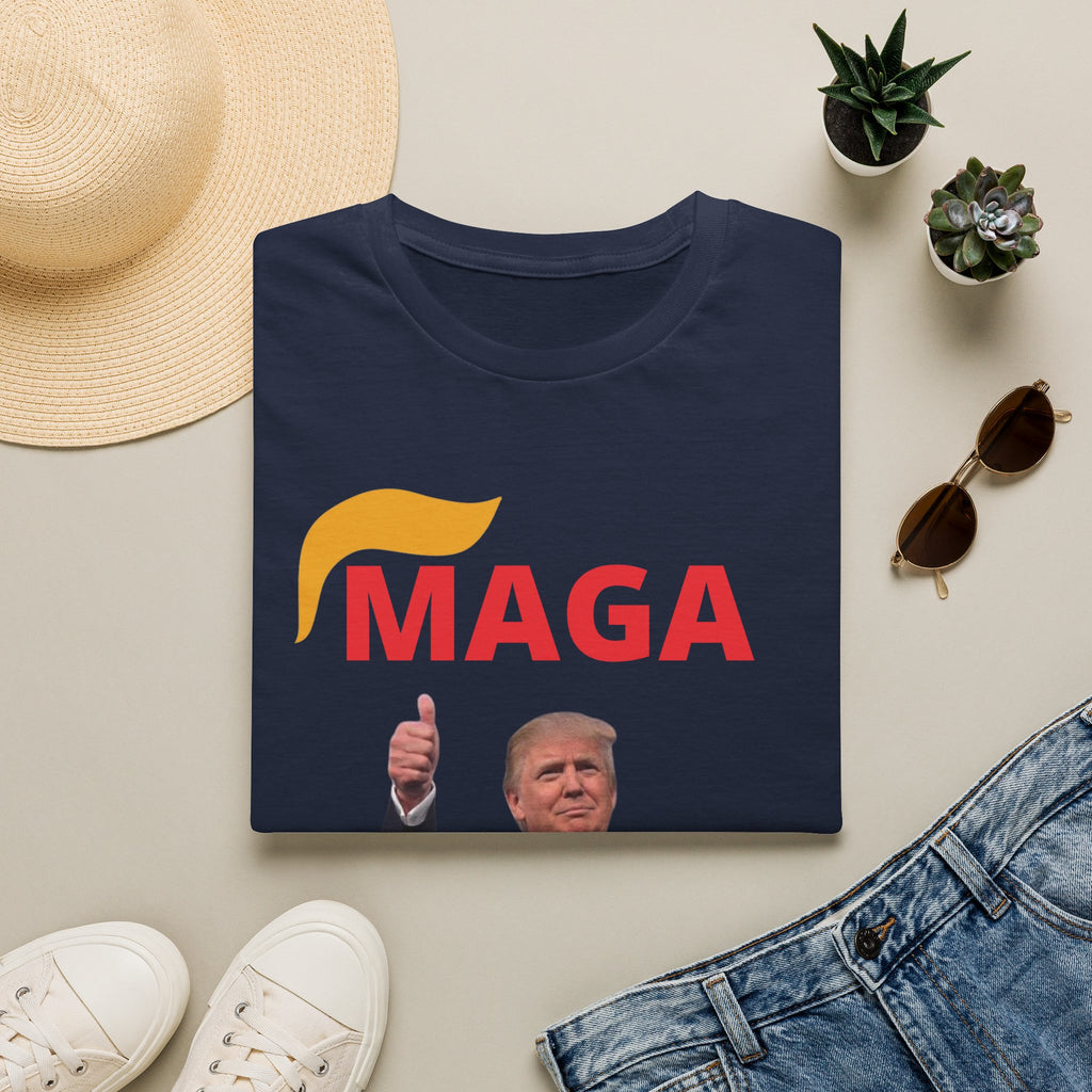 MAGA Thumbs-Up T-Shirt — "THANK GOD!" Political Statement Tee