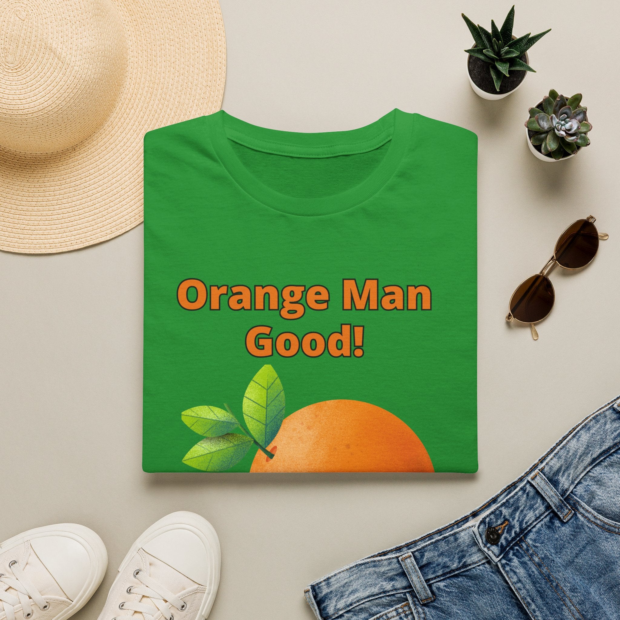 Orange Man Good Softstyle T-Shirt, Trump 2020 Tee, Unisex Shirt, Mens Womens DJT Gift, #TrumpWon