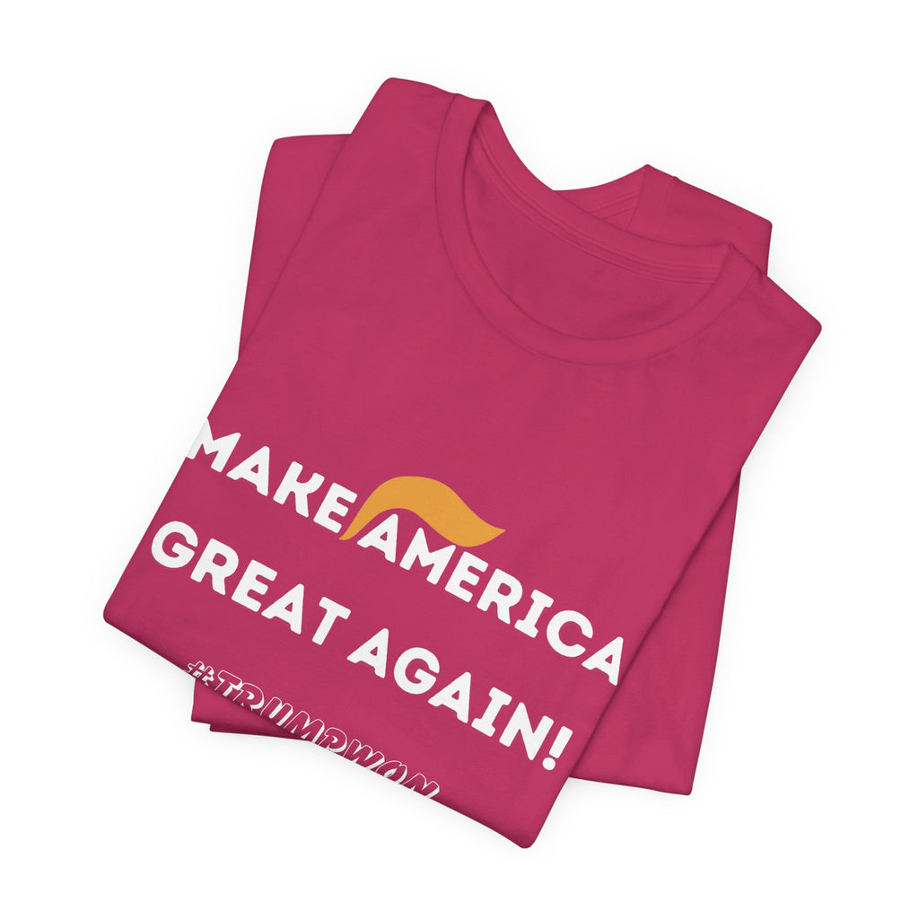 Make America Great Again T-Shirt — Retro Hair Icon Political Tee