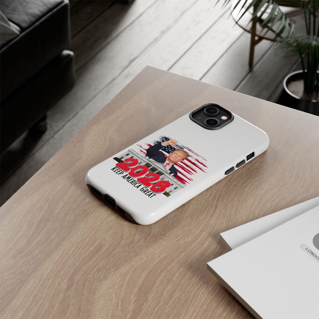 2028 Keep America Great Phone Case | Patriotic Trump Design