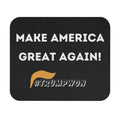 Political Mouse Pad — “Make America Great Again! #TRUMPWON” Rectangular Desk Mat