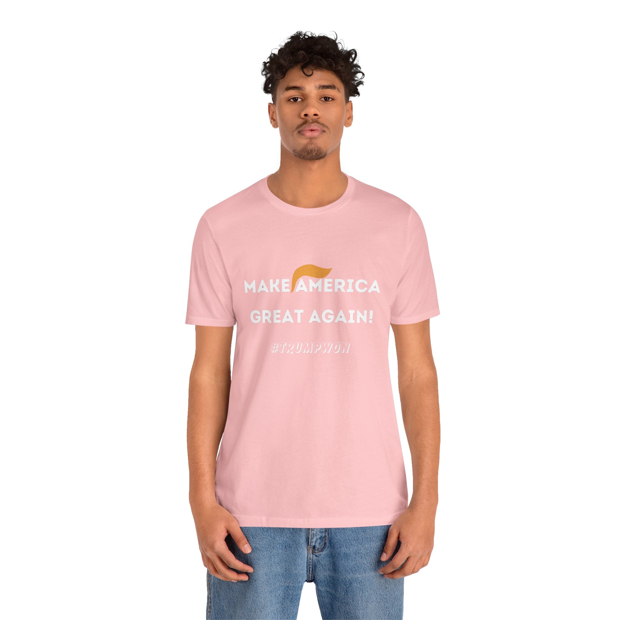 Make America Great Again T-Shirt — Retro Hair Icon Political Tee