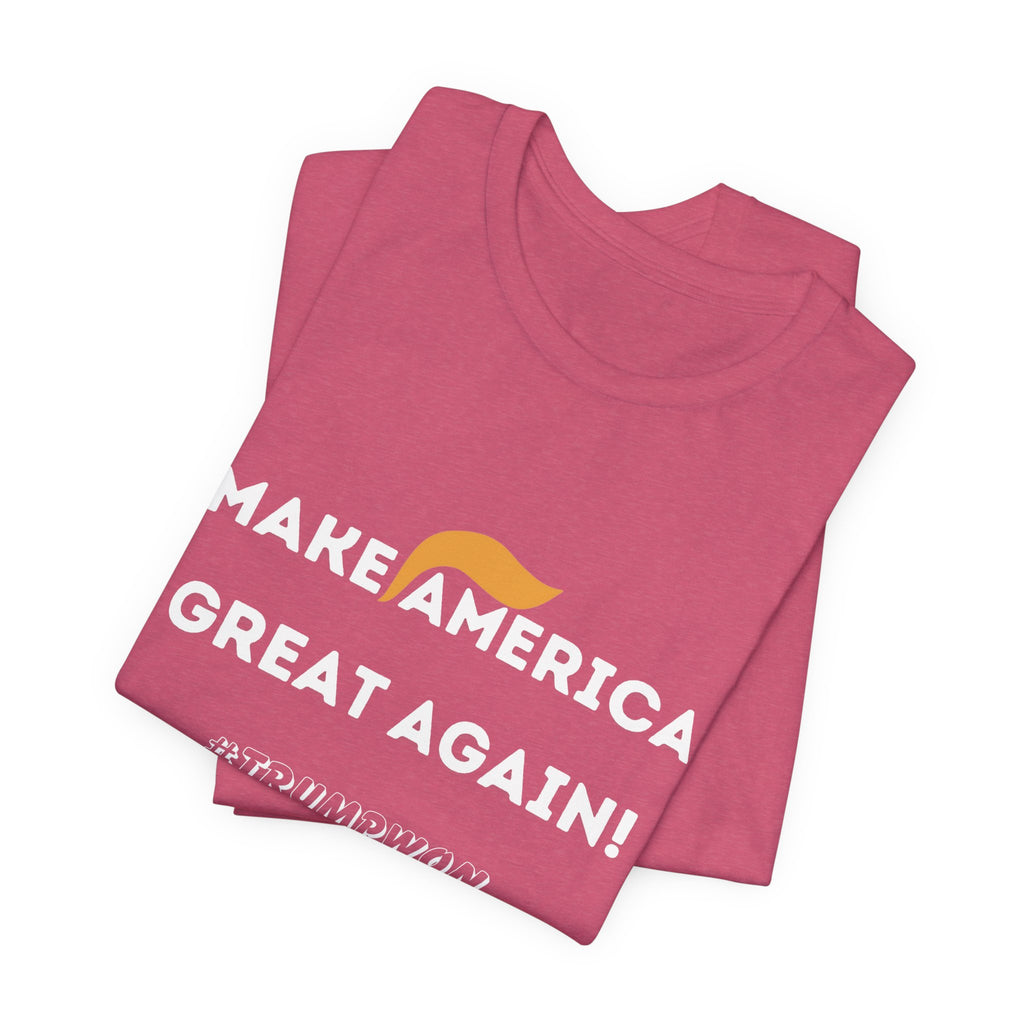 Make America Great Again T-Shirt — Retro Hair Icon Political Tee