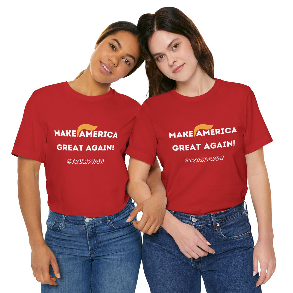 Make America Great Again T-Shirt — Retro Hair Icon Political Tee