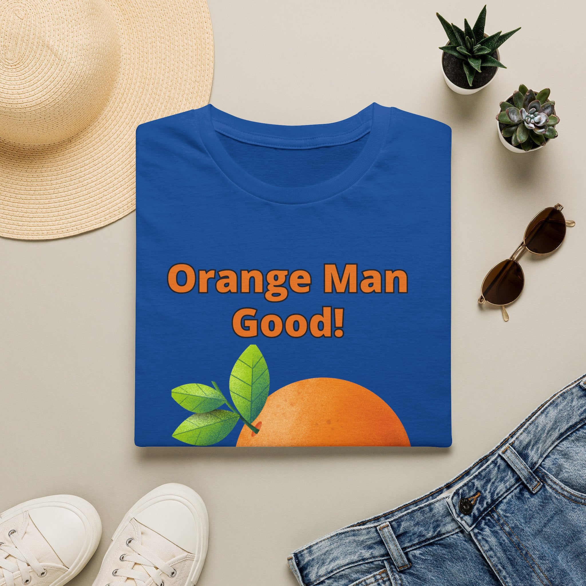 Orange Man Good Softstyle T-Shirt, Trump 2020 Tee, Unisex Shirt, Mens Womens DJT Gift, #TrumpWon