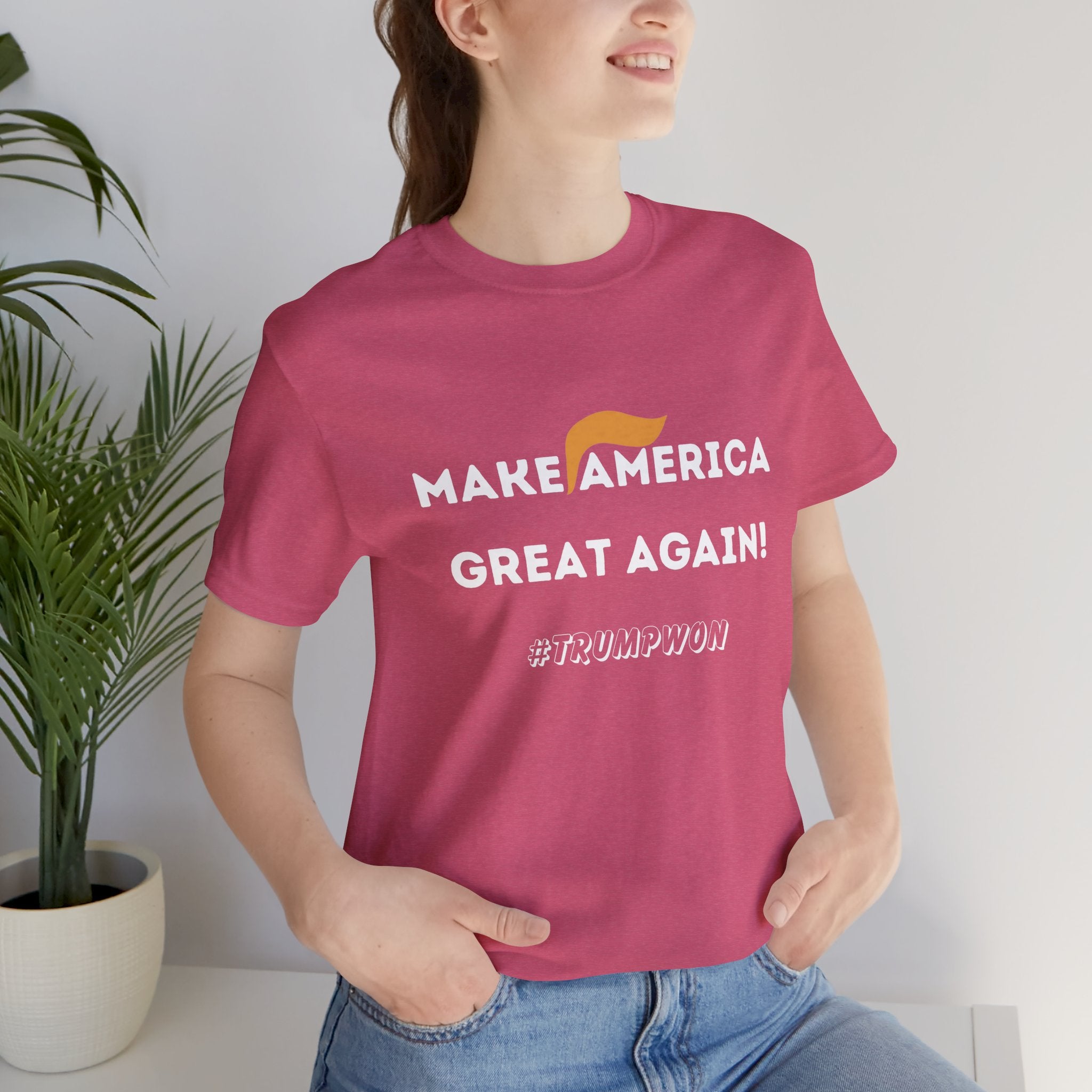 Make America Great Again T-Shirt — Retro Hair Icon Political Tee