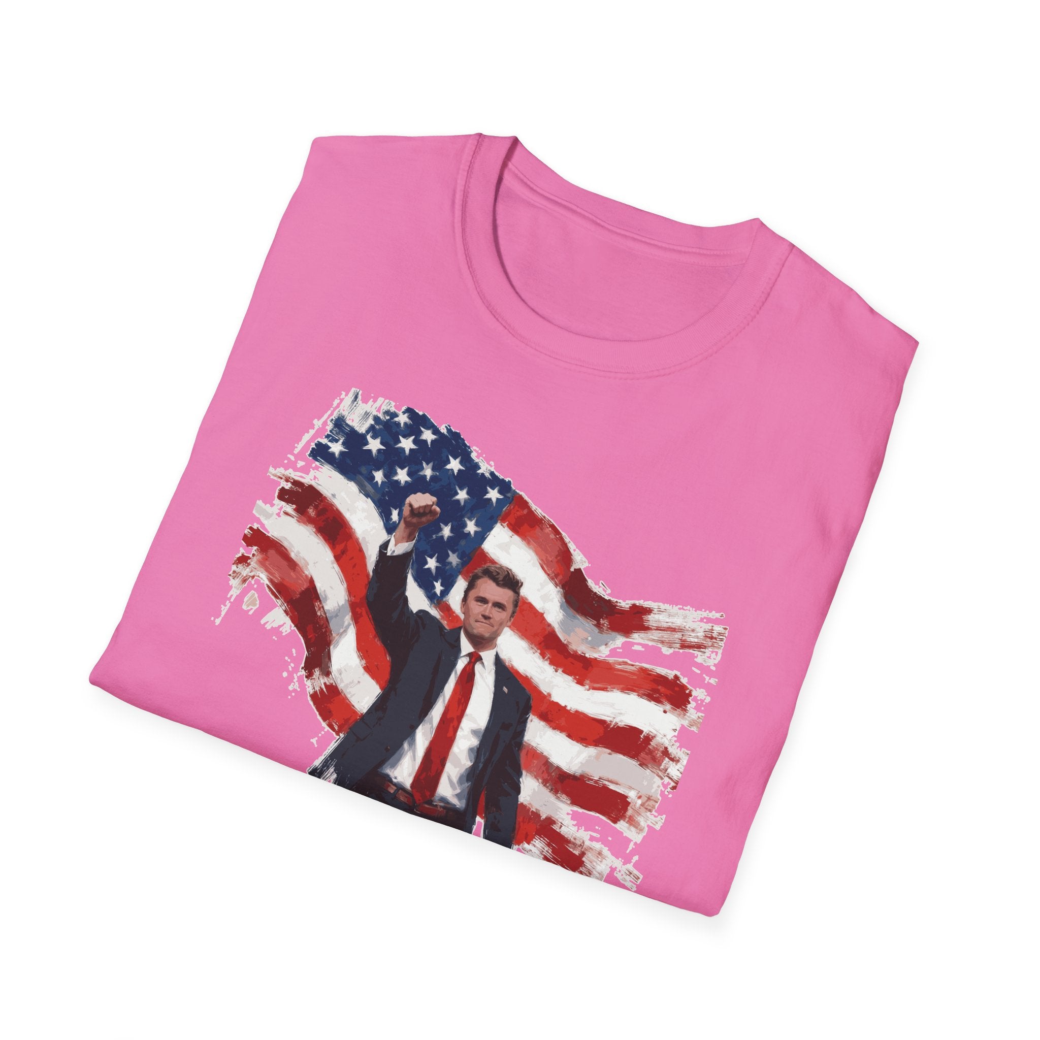 Charlie Kirk Patriotic T-Shirt - America Quote Tee, Fourth of July Shirt Independence Day Gift, Election Day Apparel, Mens Womans Boys Girls