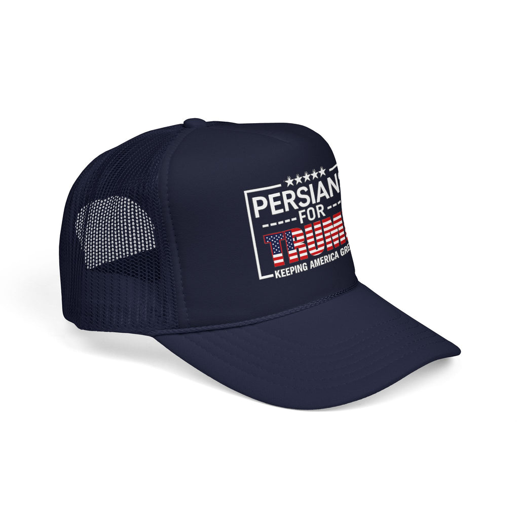 Trucker Hat — Persians for Trump "Keeping America Great" Mesh Cap #Iran #Persia #Trump