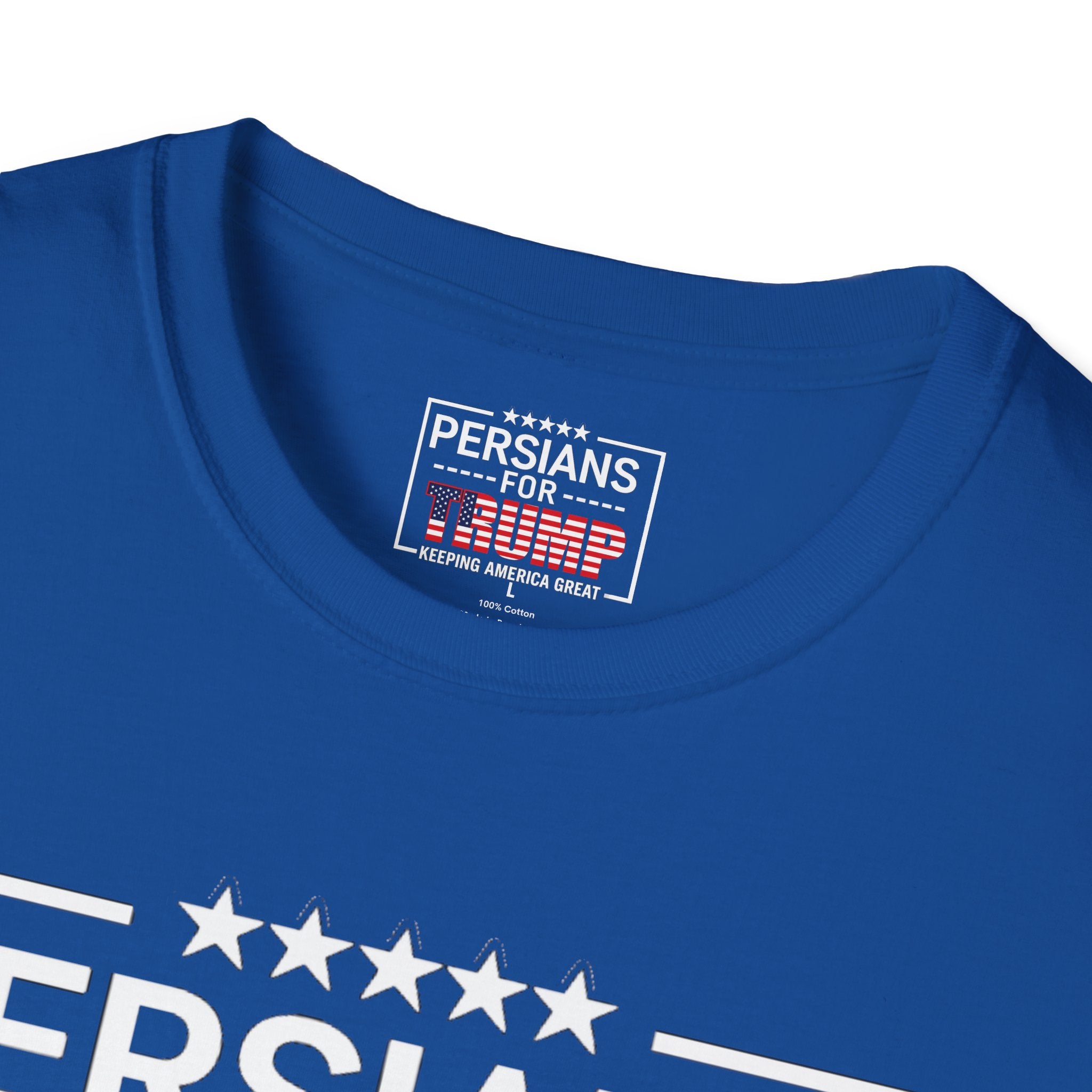 Persians for Trump T-Shirt — Patriotic American Flag Design #Iran #Persia #Trump