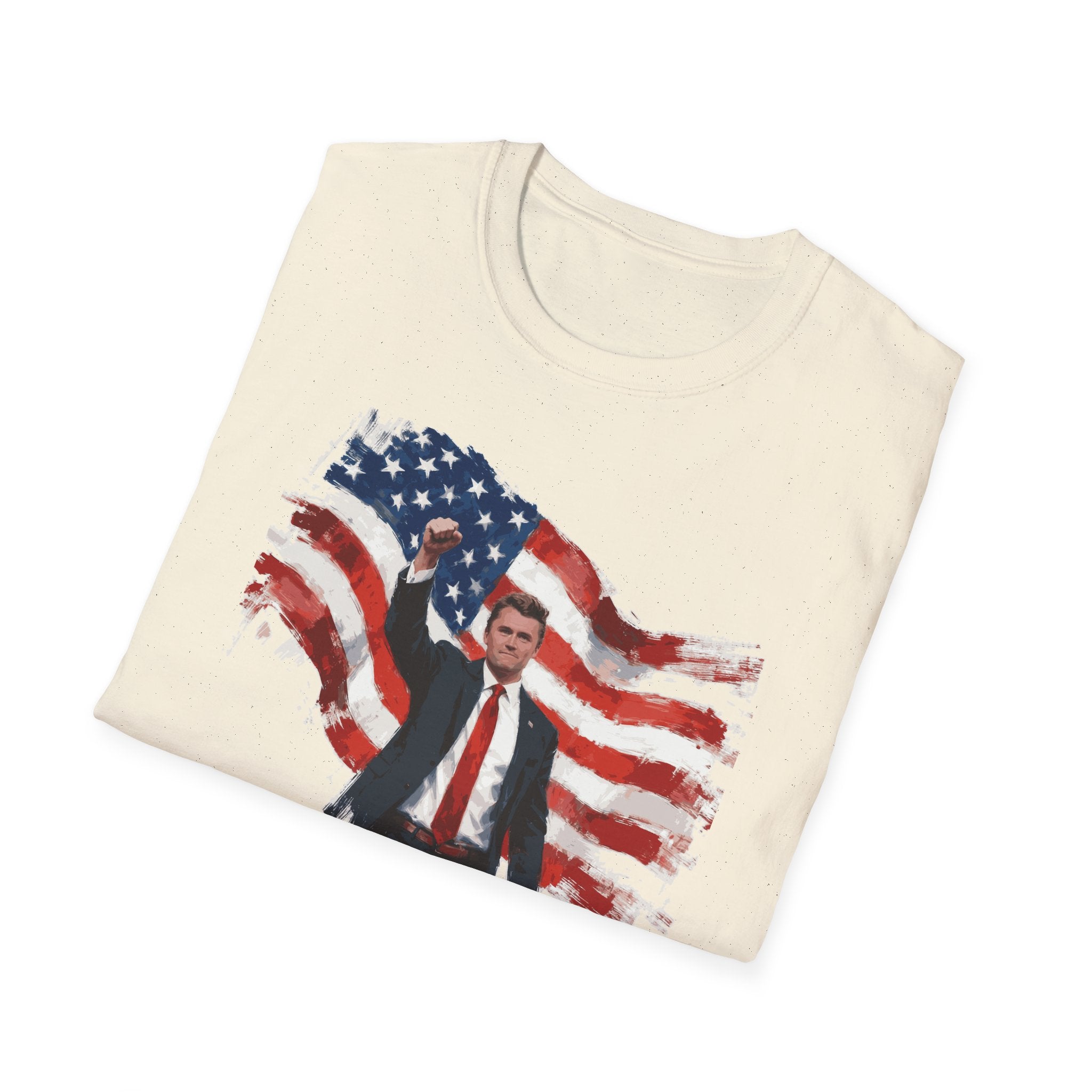 Charlie Kirk Patriotic T-Shirt - America Quote Tee, Fourth of July Shirt Independence Day Gift, Election Day Apparel, Mens Womans Boys Girls
