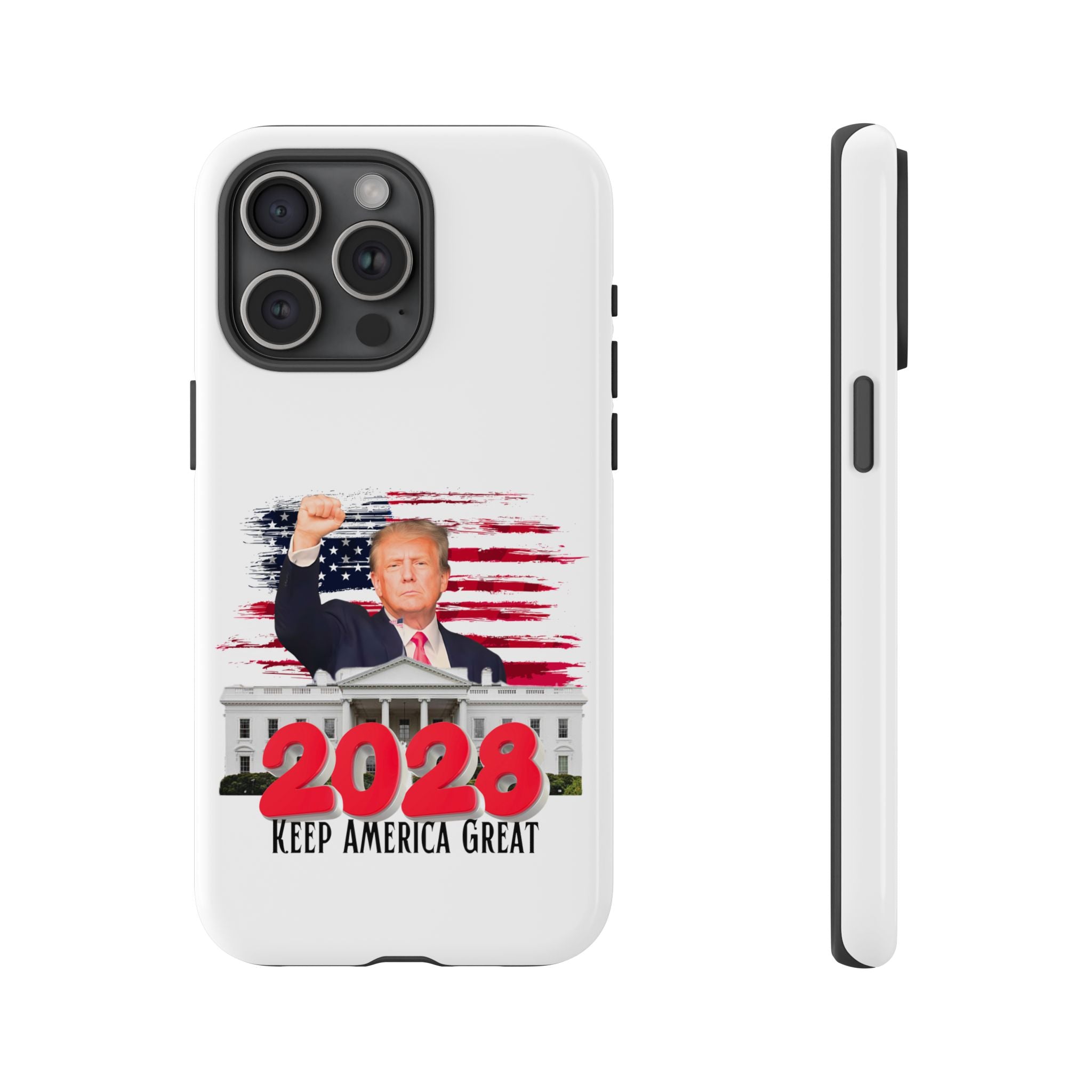 2028 Keep America Great Phone Case | Patriotic Trump Design