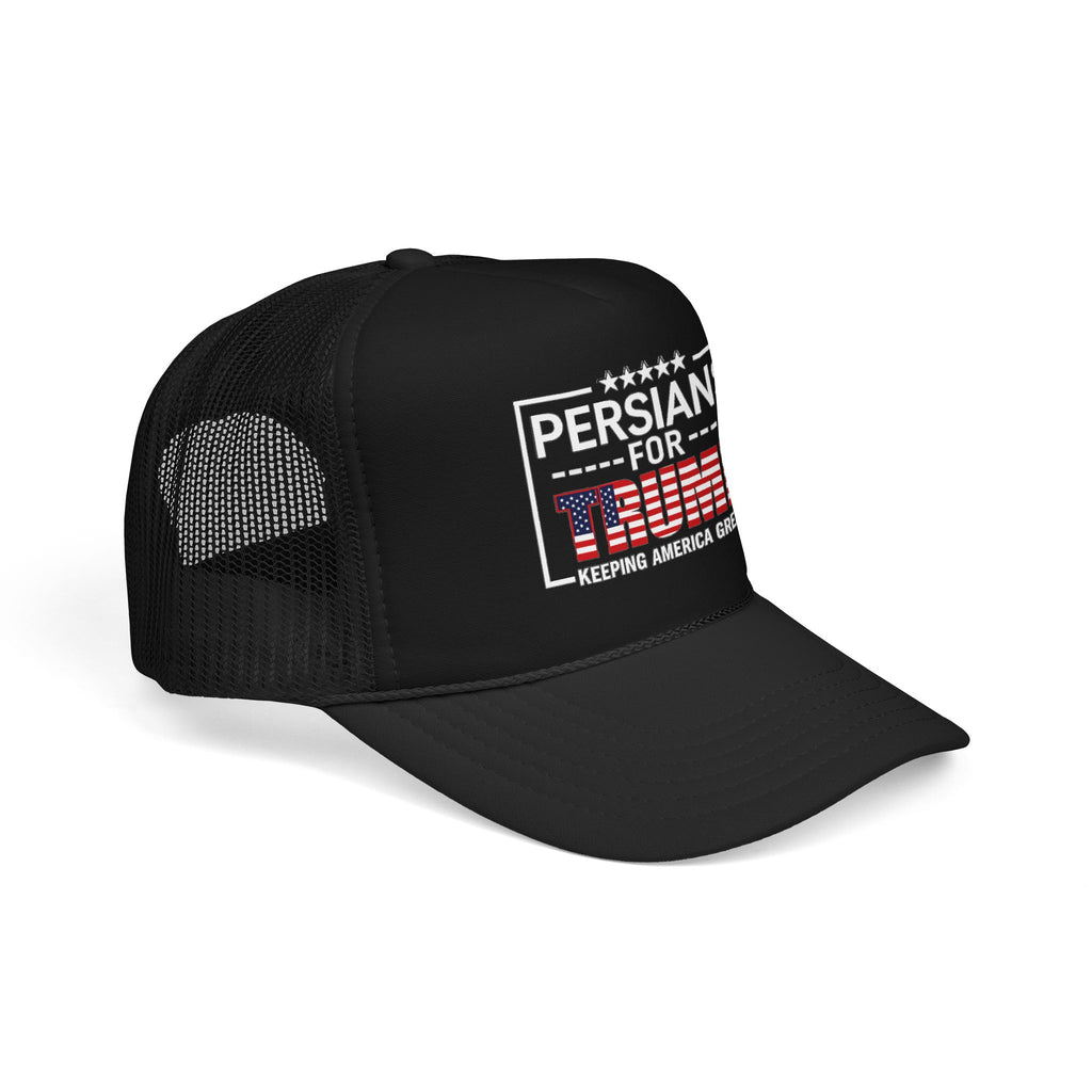 Trucker Hat — Persians for Trump "Keeping America Great" Mesh Cap #Iran #Persia #Trump