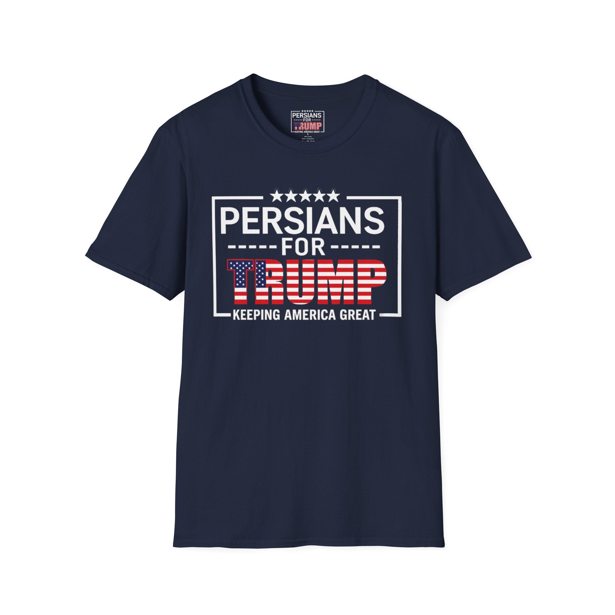 Persians for Trump T-Shirt — Patriotic American Flag Design #Iran #Persia #Trump