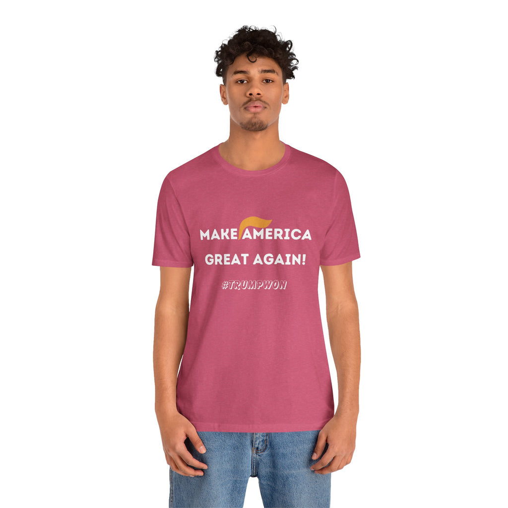 Make America Great Again T-Shirt — Retro Hair Icon Political Tee