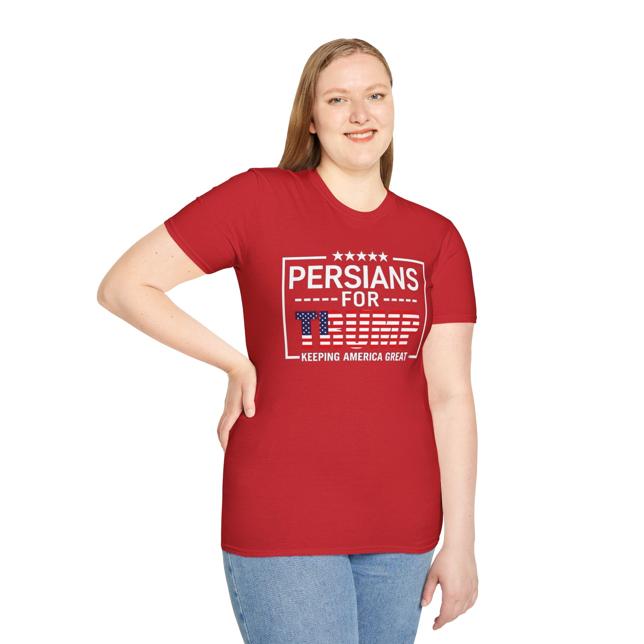Persians for Trump T-Shirt — Patriotic American Flag Design #Iran #Persia #Trump