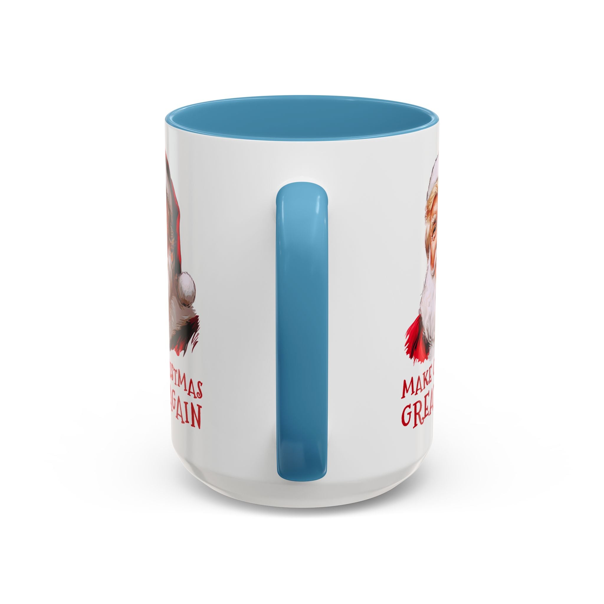 Make Christmas Great Again Mug | Accent Coffee Mug #Trump