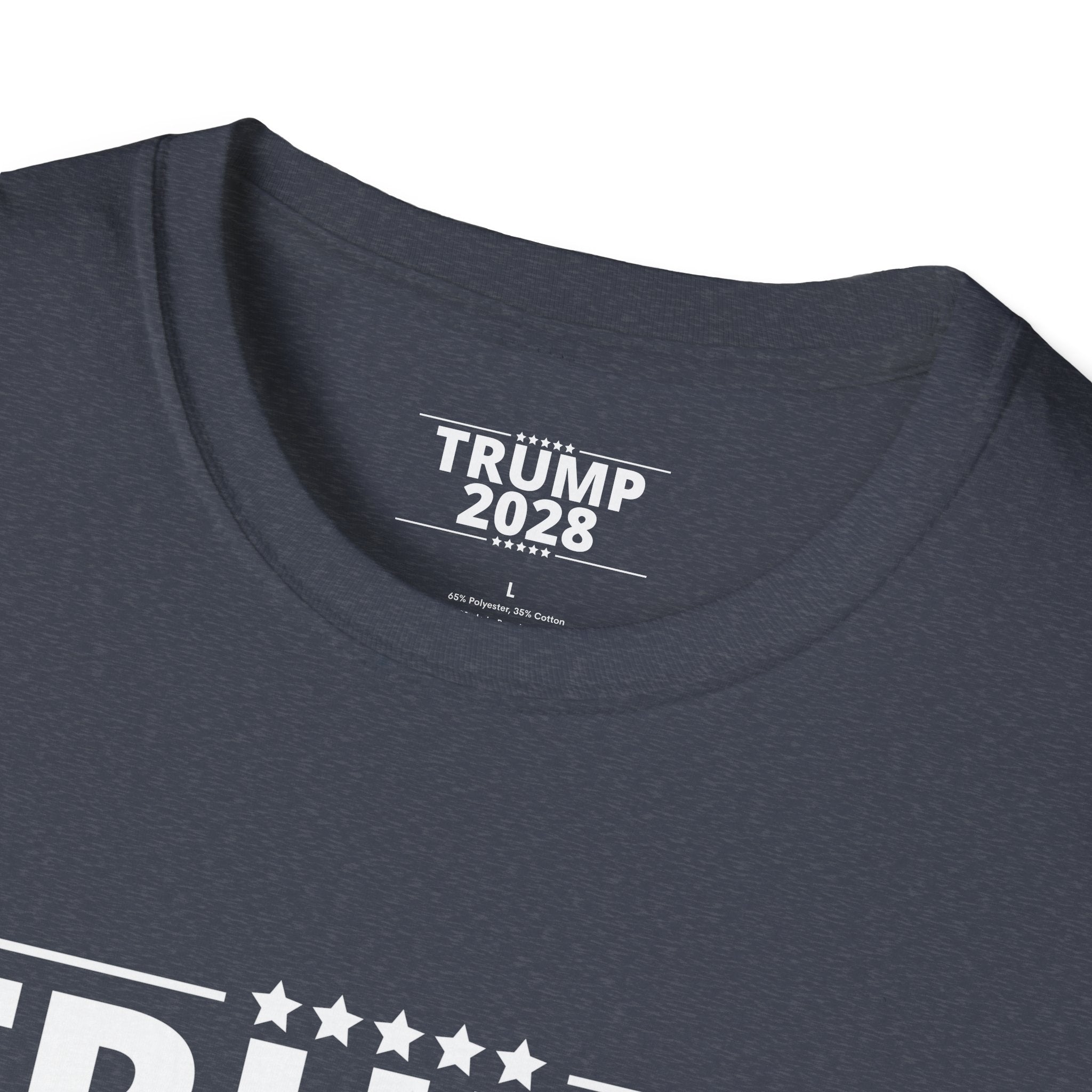 Trump 2028 Mens and Womans Softstyle T-Shirt | Political Apparel, Election 2028 Shirt, Campaign Tee, Gifts for Supporters, Rally Wear