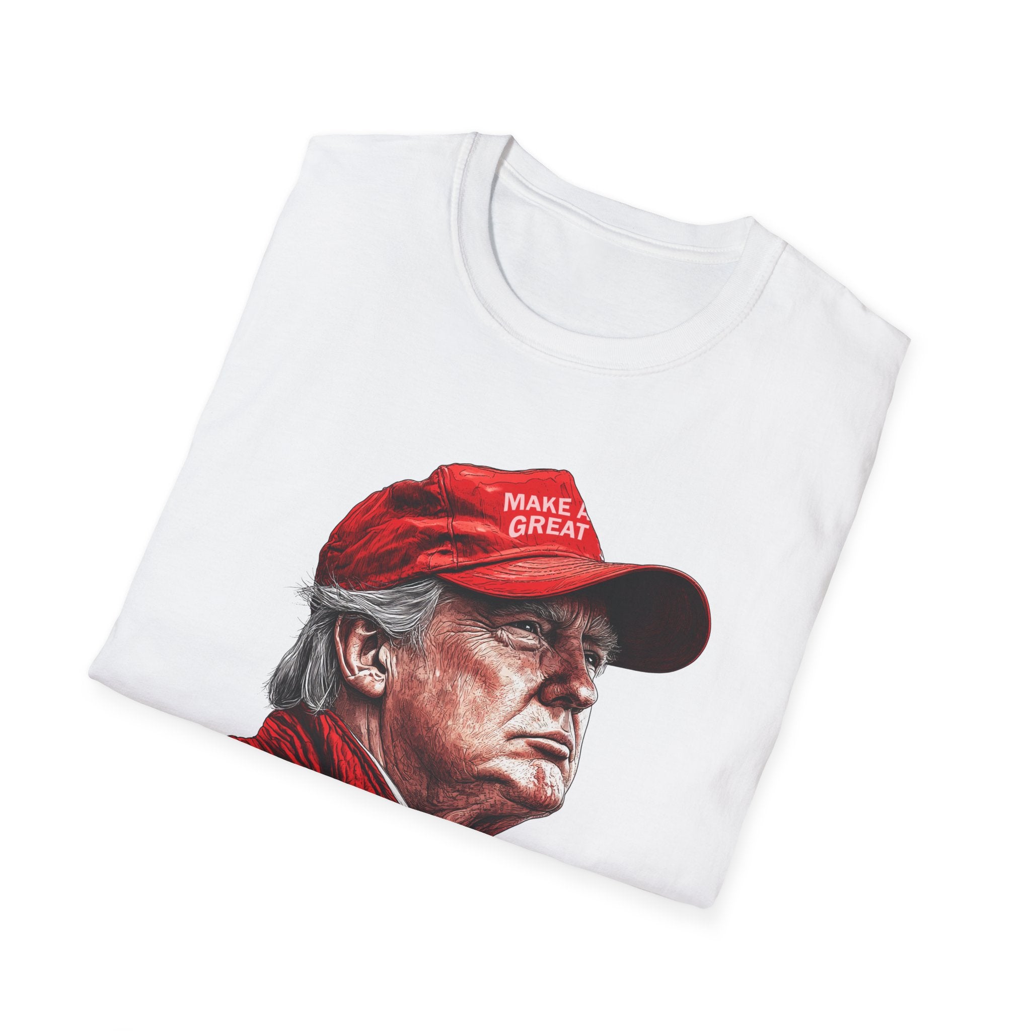 Trump 2028 Make America Great Forever Unisex Softstyle T-Shirt, Political Tee, Patriotic Apparel, Gift for Supporters, Election Merchandise