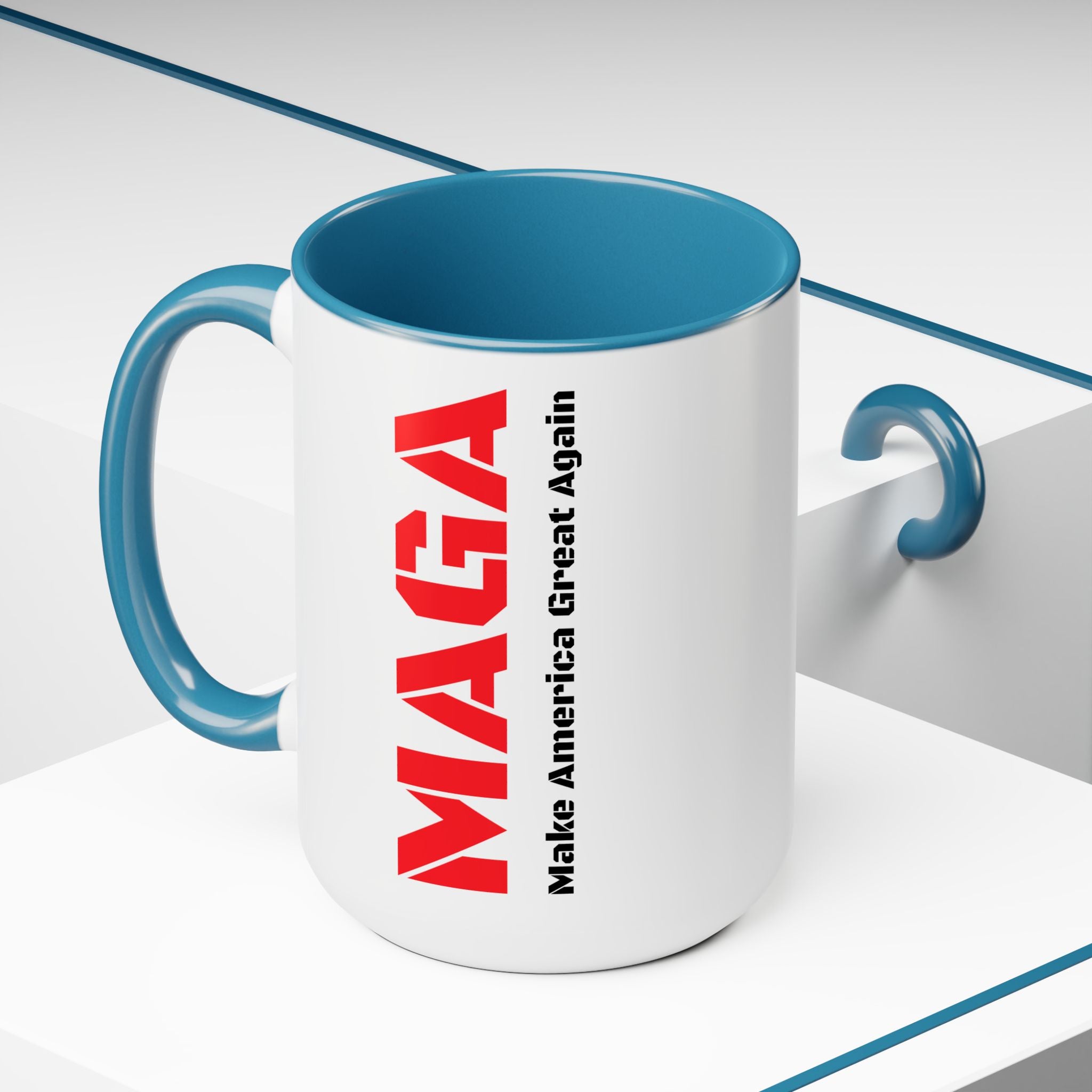 MAGA Two-Tone Coffee Mugs, 15oz
