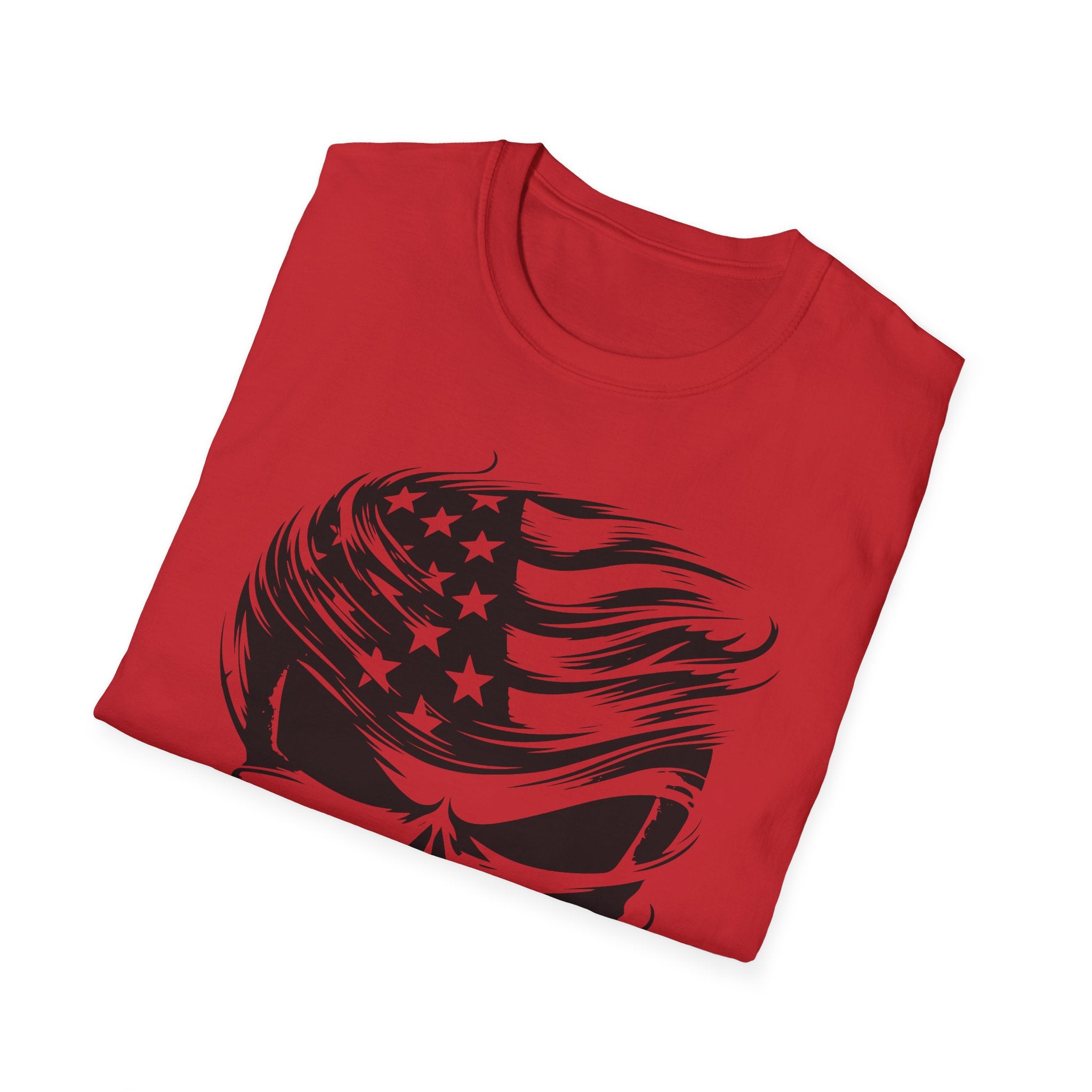 Punisher Patriotic Skull Graphic T-Shirt | Mens Womans  Softstyle Tee, Unique Gift, Casual Wear, Festival Apparel, Statement Shirt