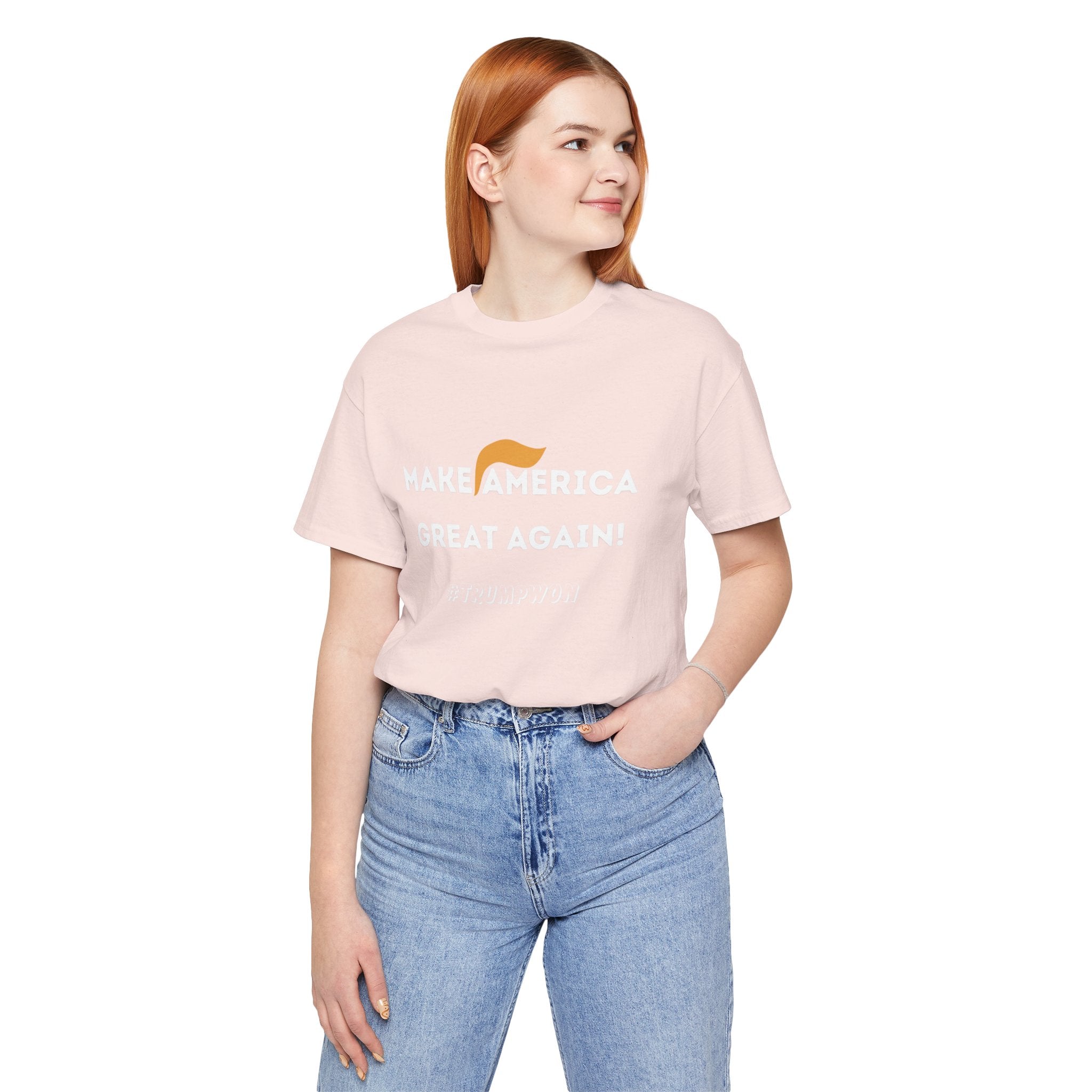 Make America Great Again T-Shirt — Retro Hair Icon Political Tee