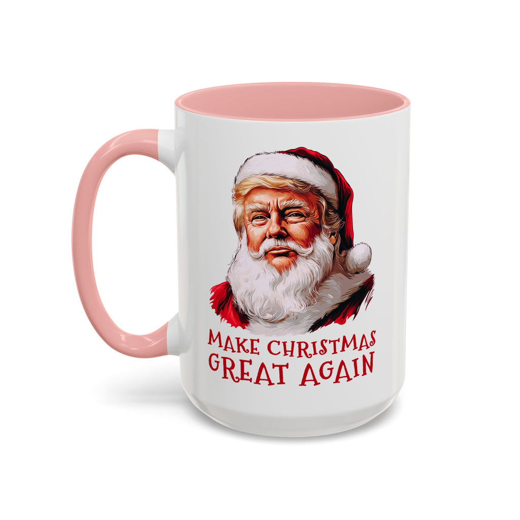 Make Christmas Great Again Mug | Accent Coffee Mug #Trump