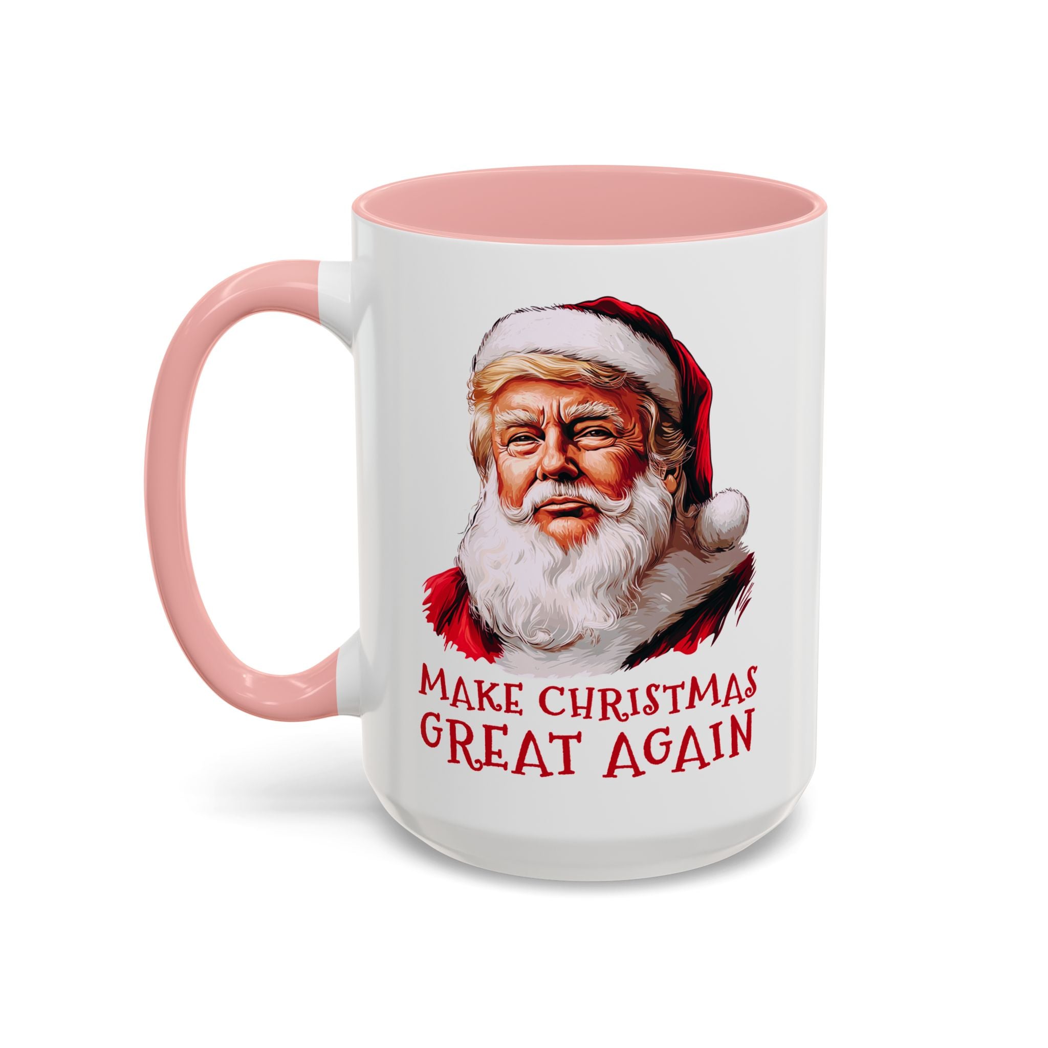 Make Christmas Great Again Mug | Accent Coffee Mug #Trump