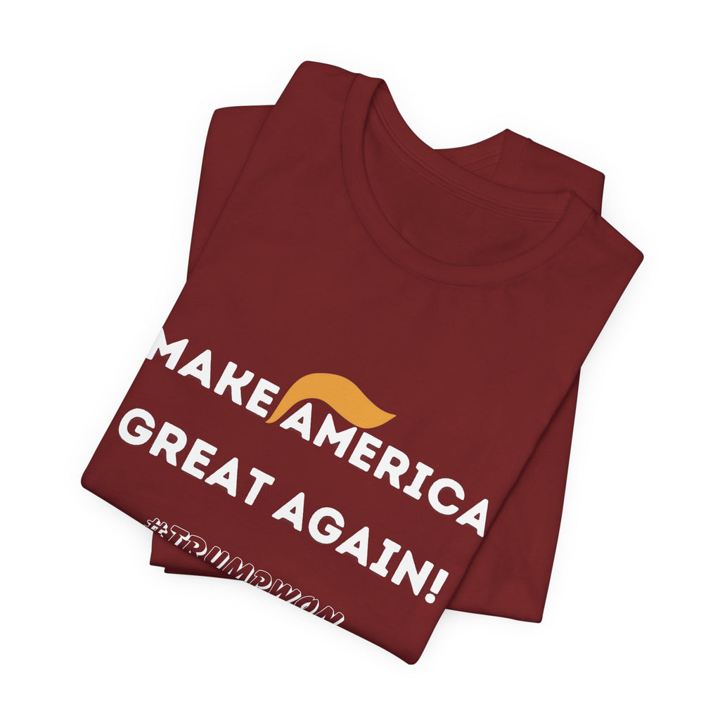Make America Great Again T-Shirt — Retro Hair Icon Political Tee