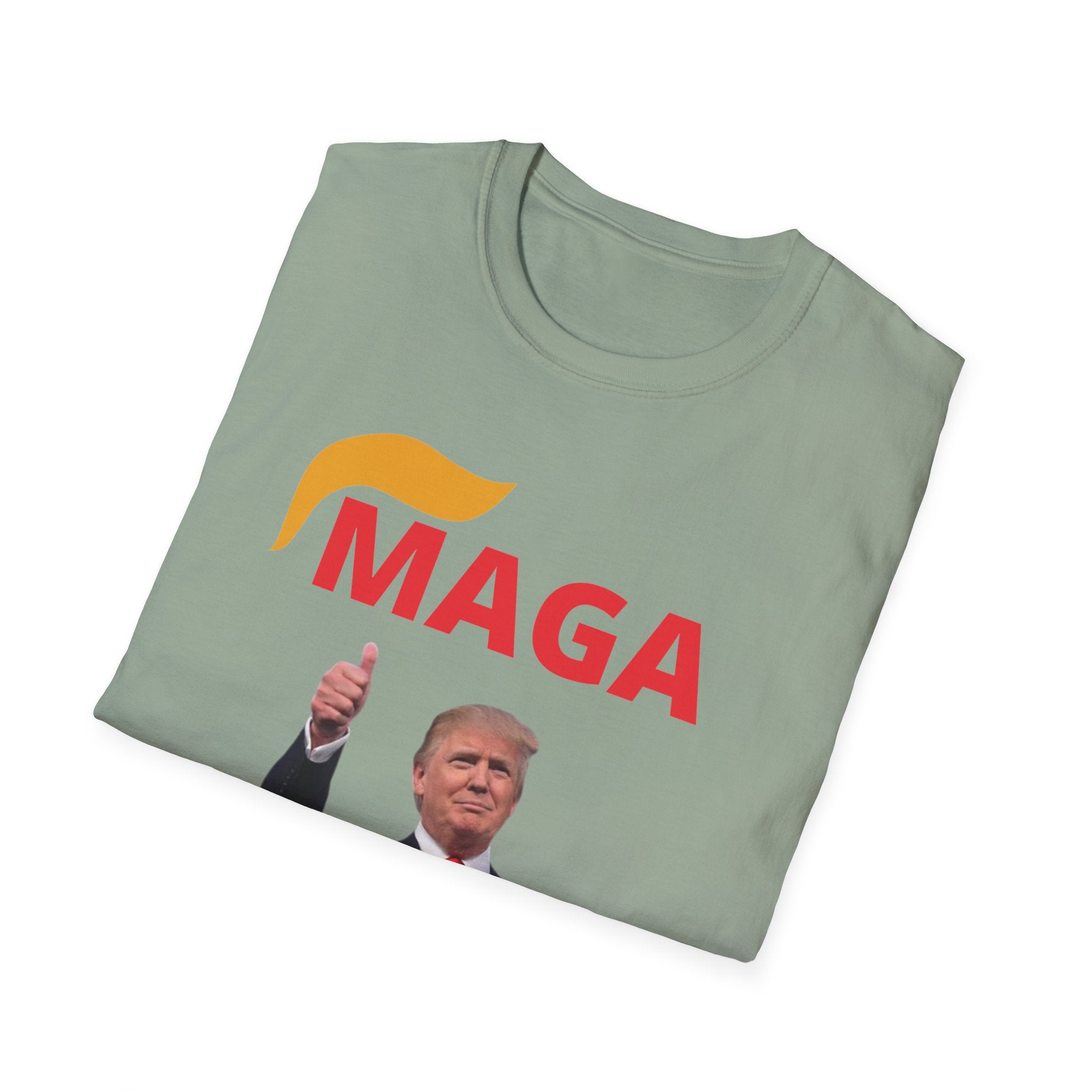 MAGA Thumbs-Up T-Shirt — "THANK GOD!" Political Statement Tee