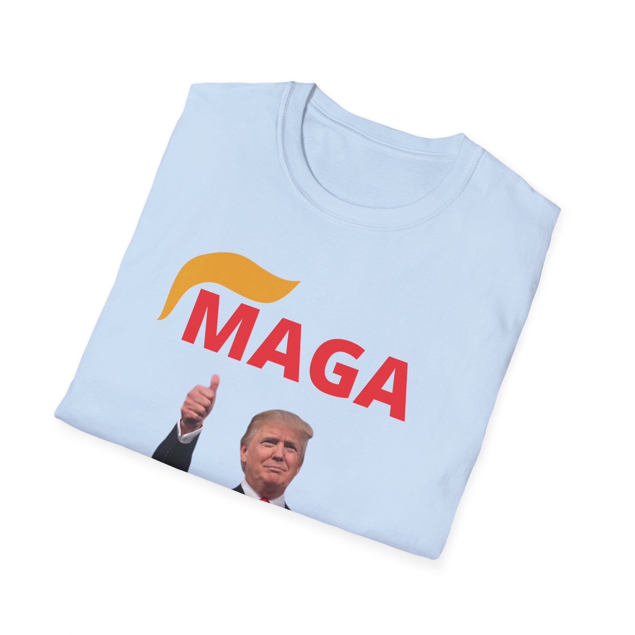 MAGA Thumbs-Up T-Shirt — "THANK GOD!" Political Statement Tee
