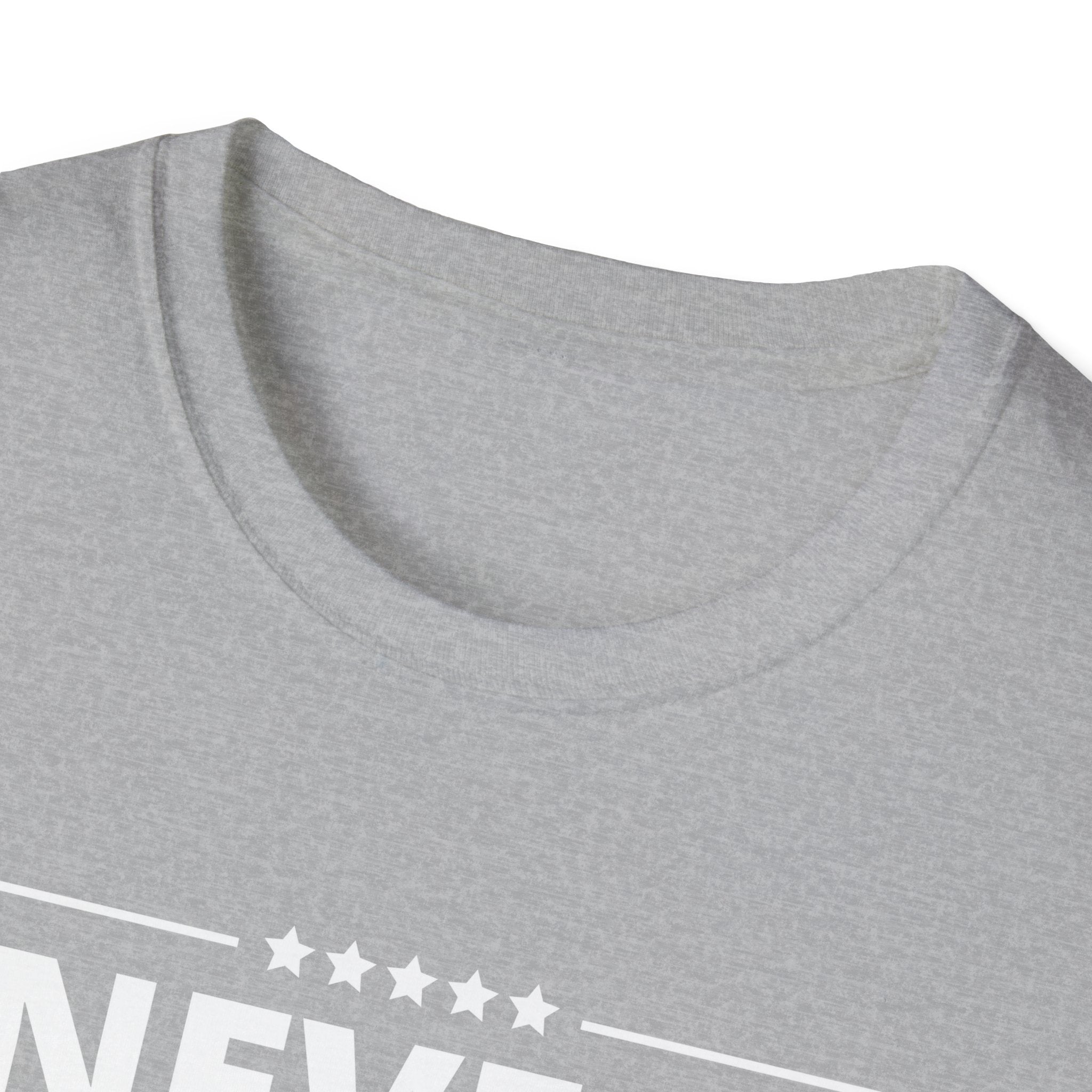 Never NewScum Mens Womans Softstyle T-Shirt, Funny Graphic Tee, Statement Shirt, Casual Wear, Gift for Friends, Political NeverNewScum.com