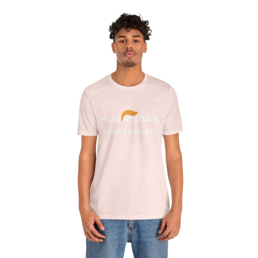 Make America Great Again T-Shirt — Retro Hair Icon Political Tee