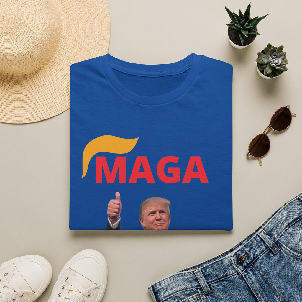 MAGA Thumbs-Up T-Shirt — "THANK GOD!" Political Statement Tee