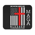One Nation Under GOD! MAGA Mouse Pad (Rectangle)