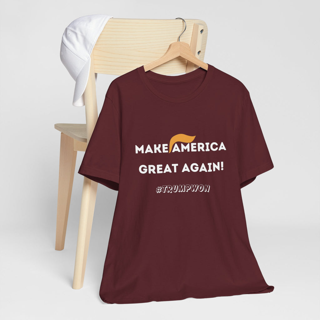 Make America Great Again T-Shirt — Retro Hair Icon Political Tee