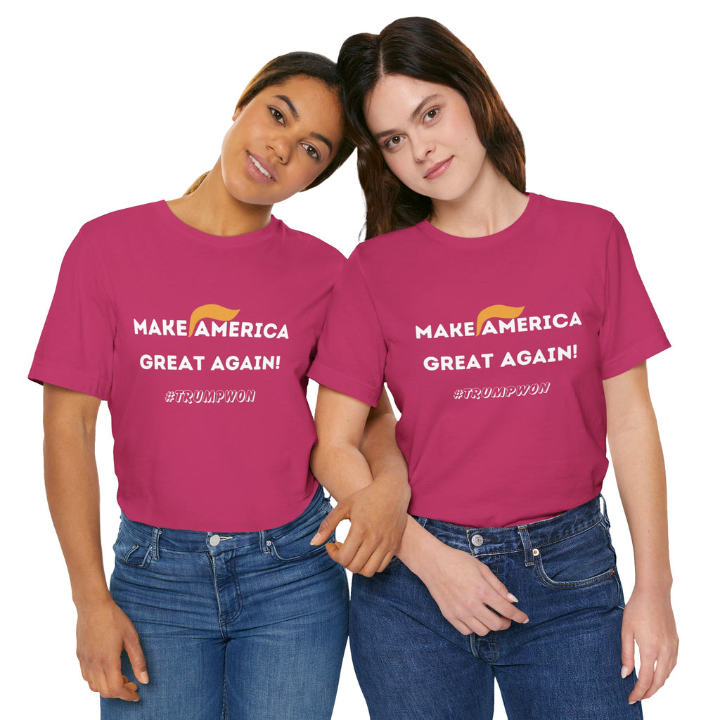 Make America Great Again T-Shirt — Retro Hair Icon Political Tee