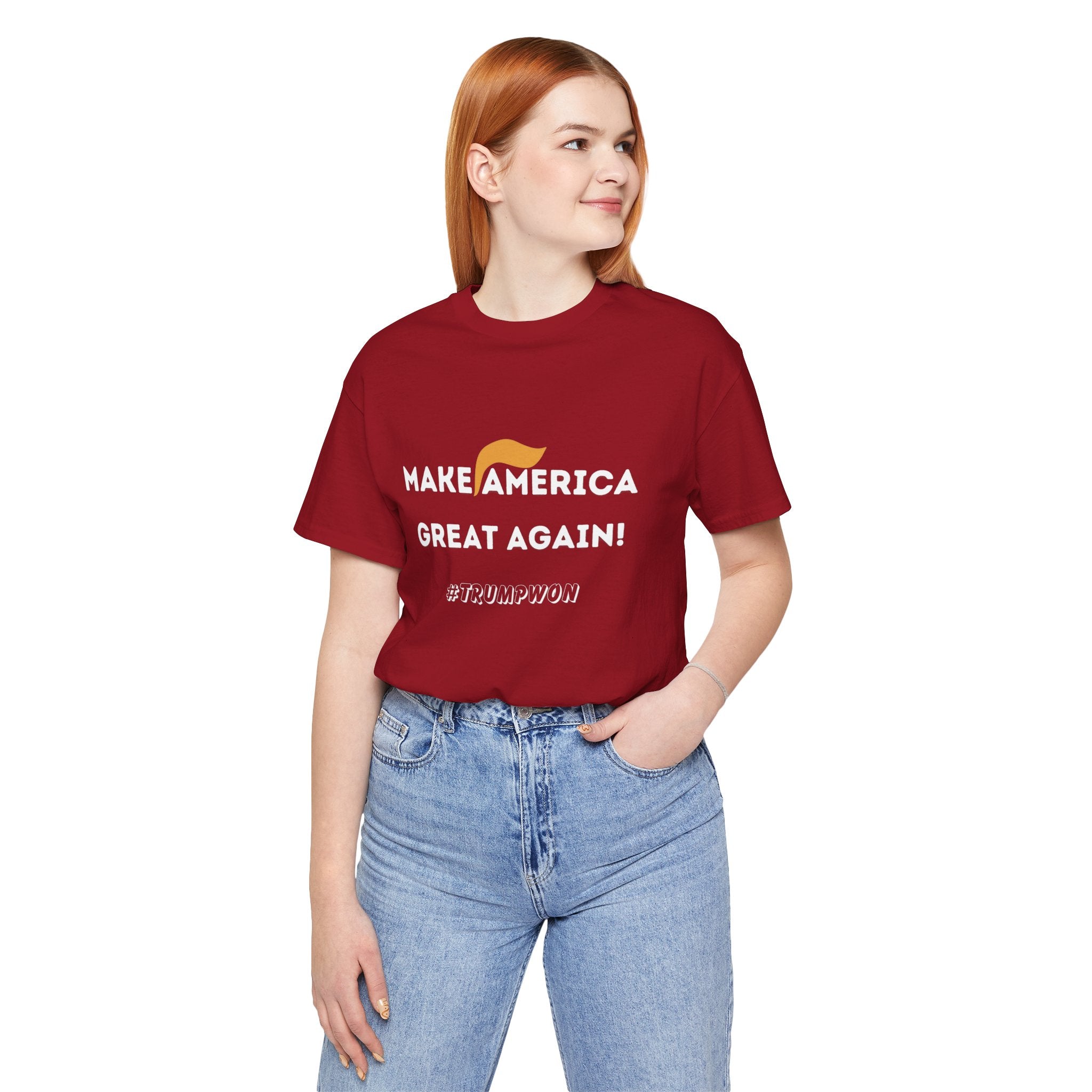 Make America Great Again T-Shirt — Retro Hair Icon Political Tee