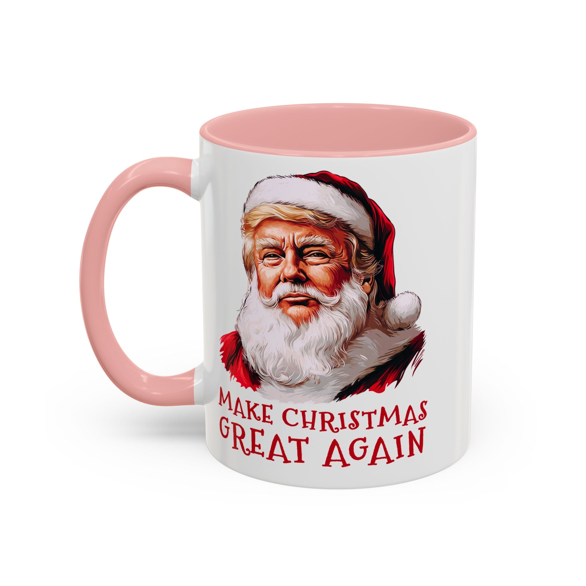 Make Christmas Great Again Mug | Accent Coffee Mug #Trump