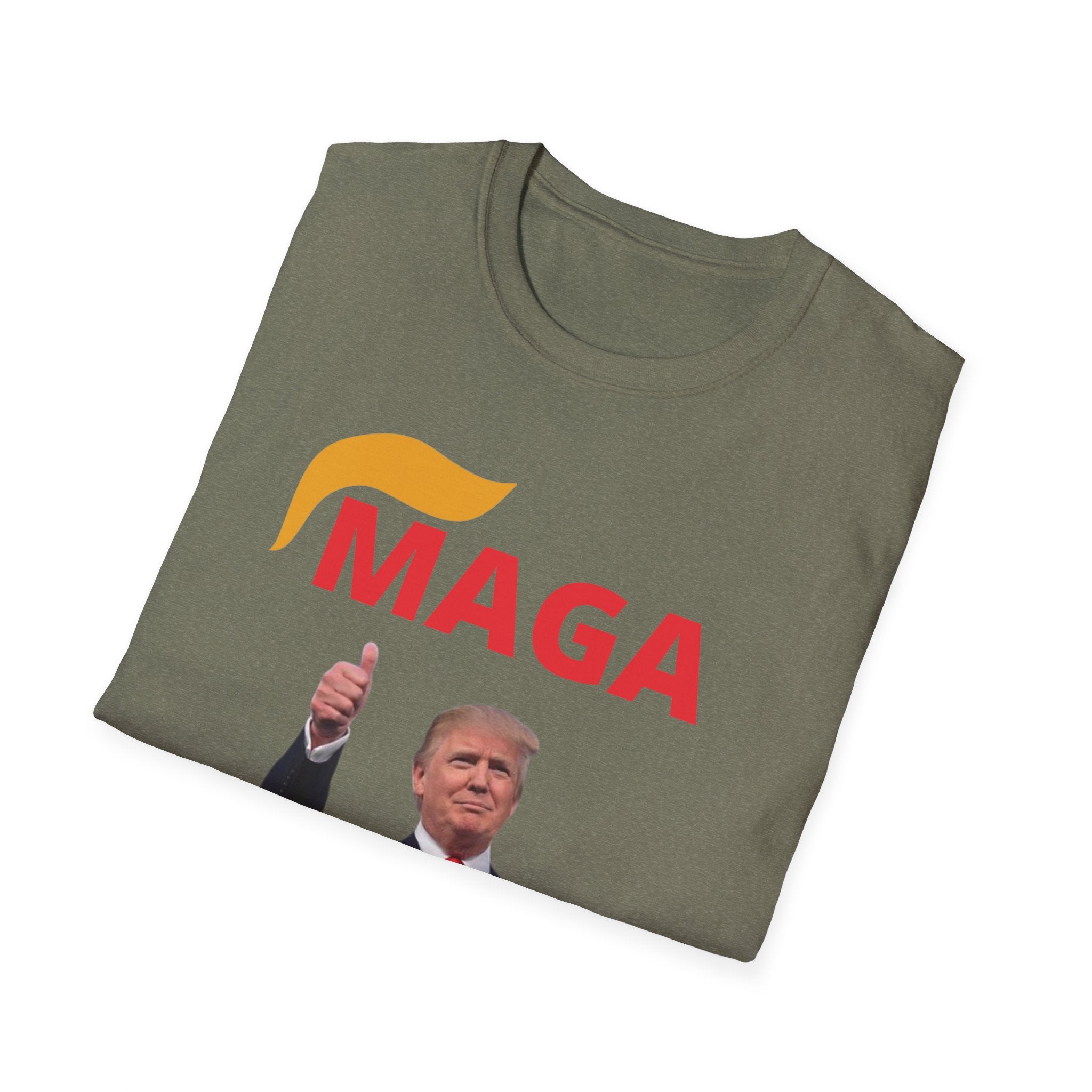 MAGA Thumbs-Up T-Shirt — "THANK GOD!" Political Statement Tee