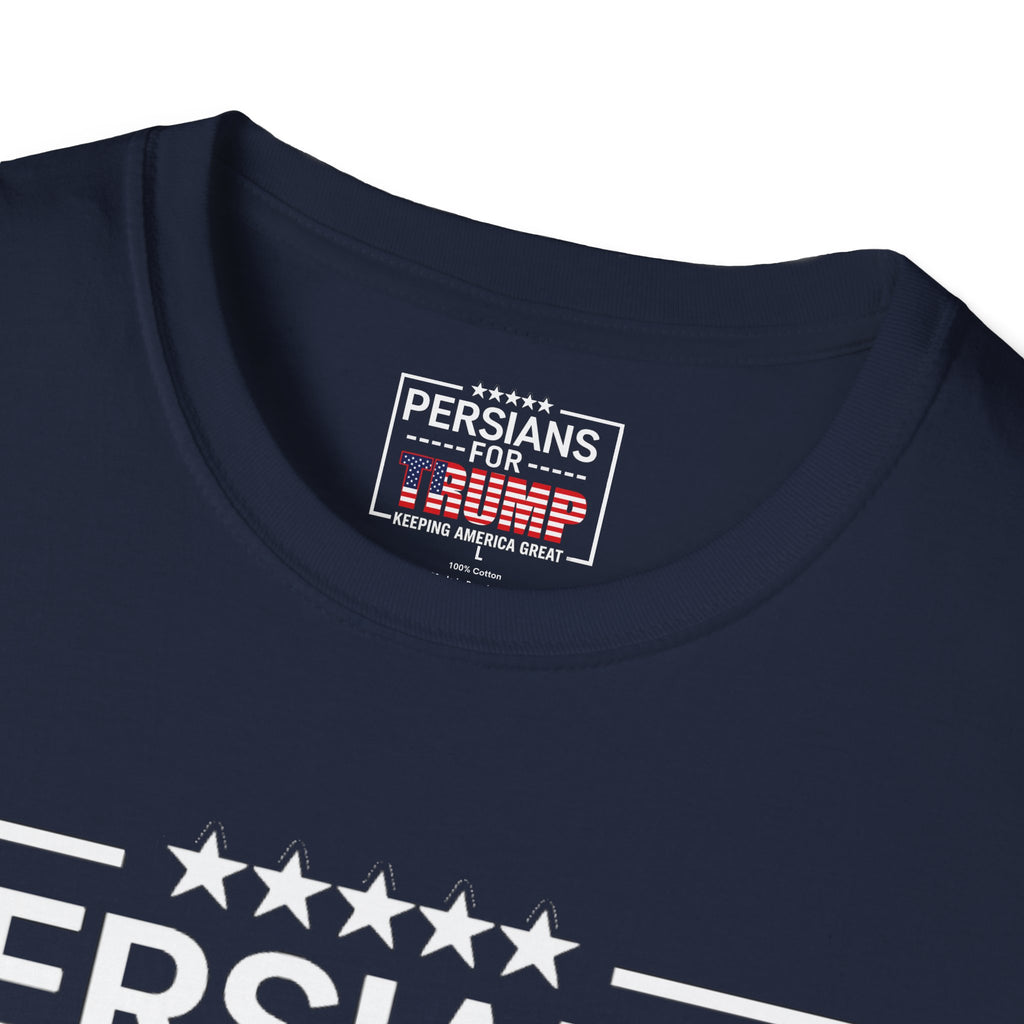 Persians for Trump T-Shirt — Patriotic American Flag Design #Iran #Persia #Trump