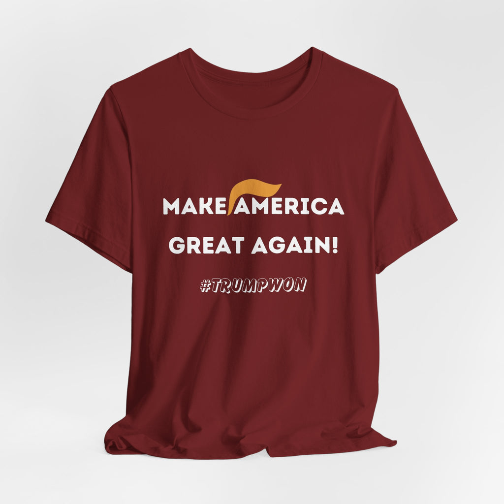 Make America Great Again T-Shirt — Retro Hair Icon Political Tee